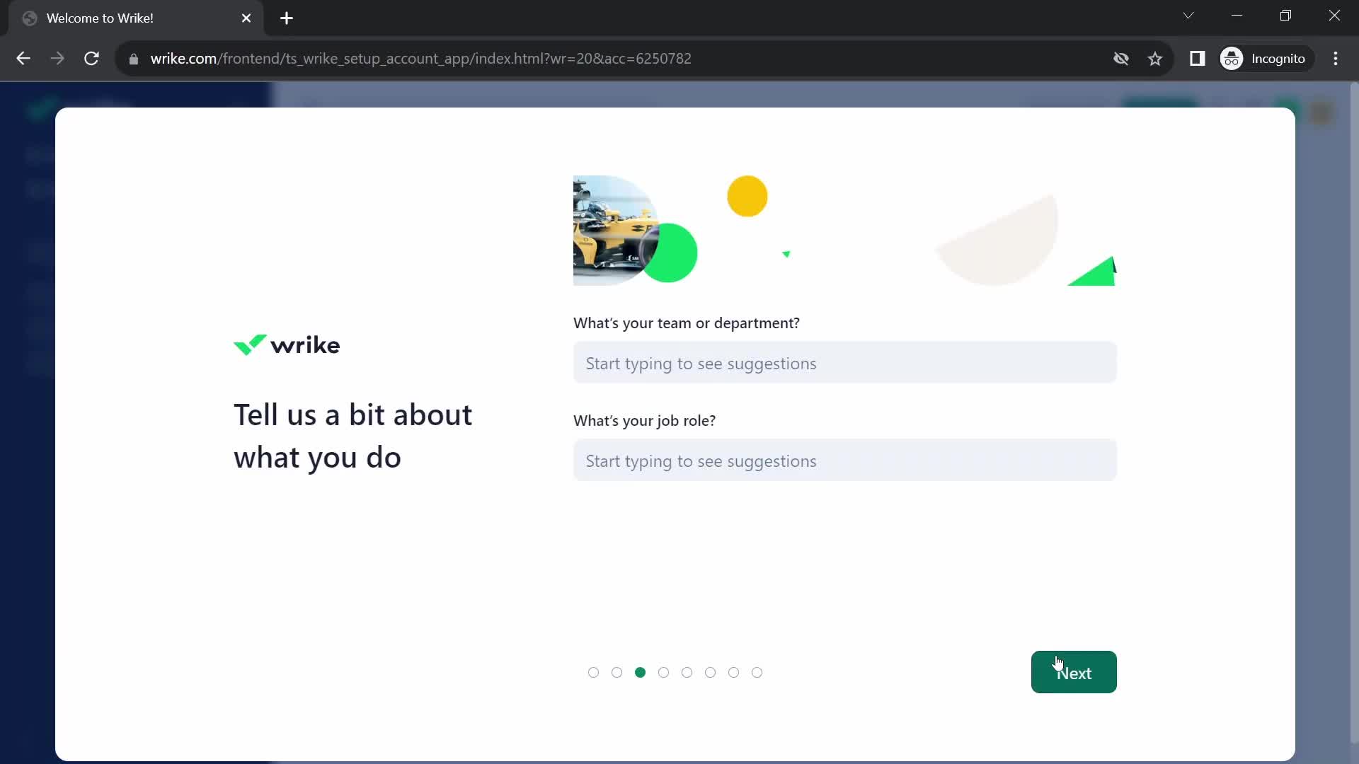 Onboarding screenshot