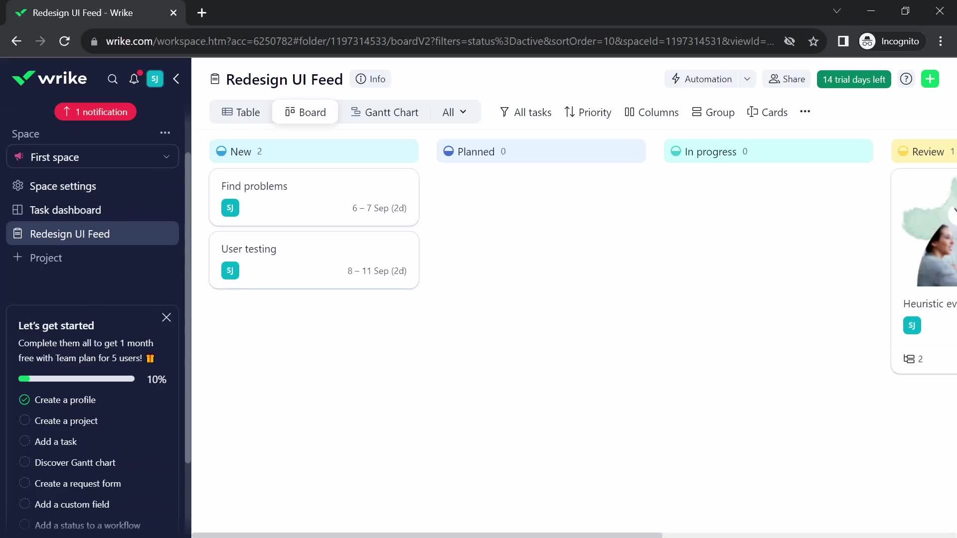 Onboarding screenshot