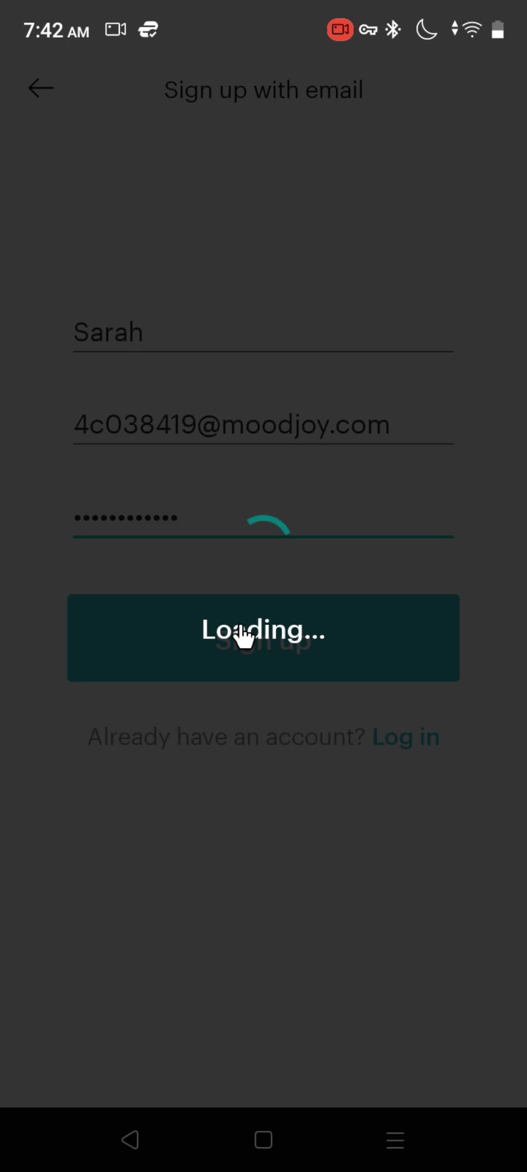 Onboarding screenshot