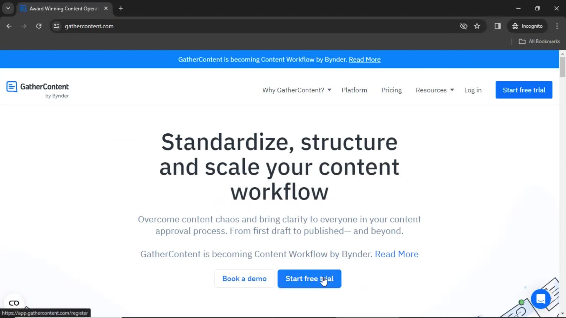 Onboarding on GatherContent video thumbnail