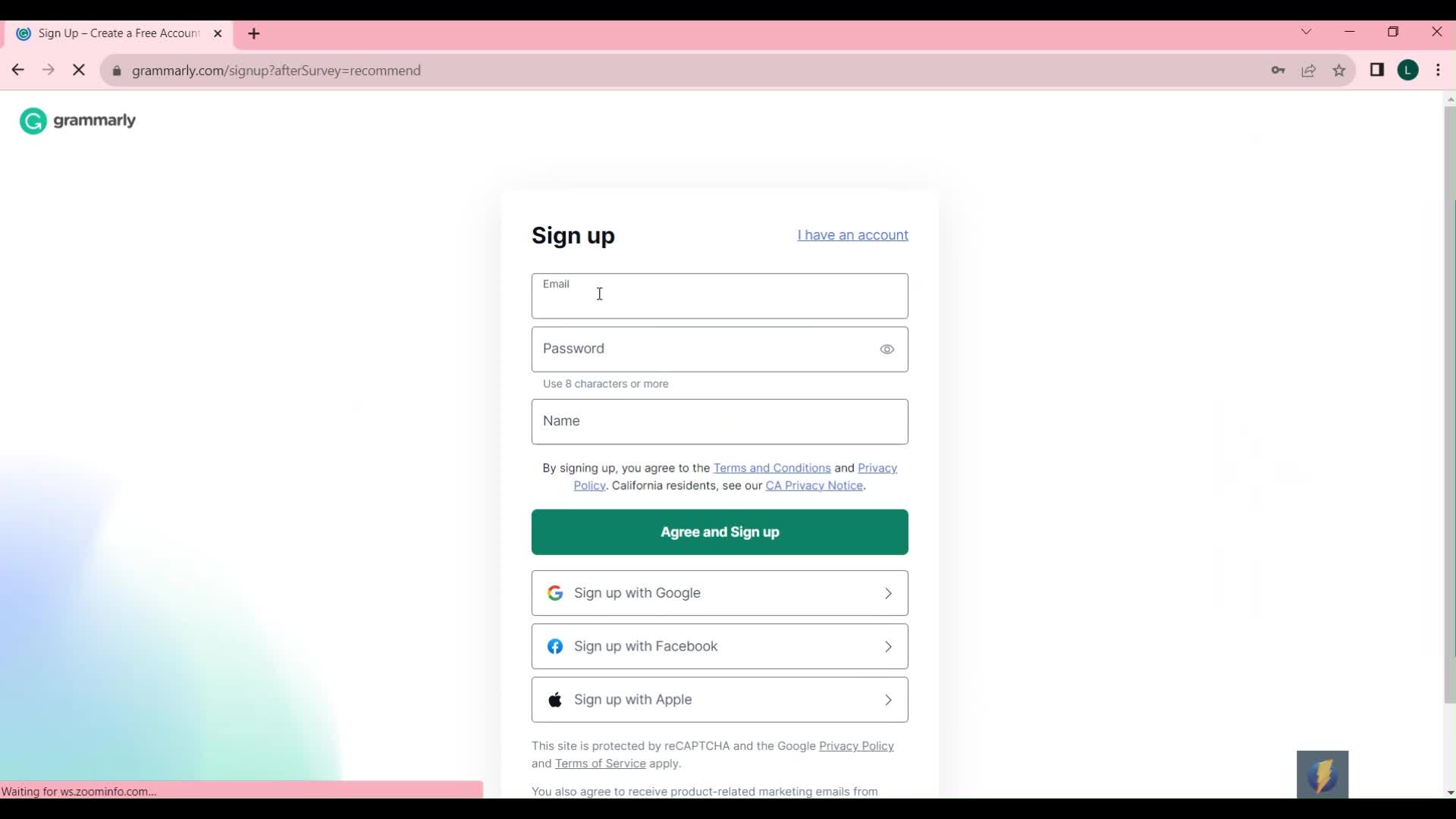 Onboarding screenshot