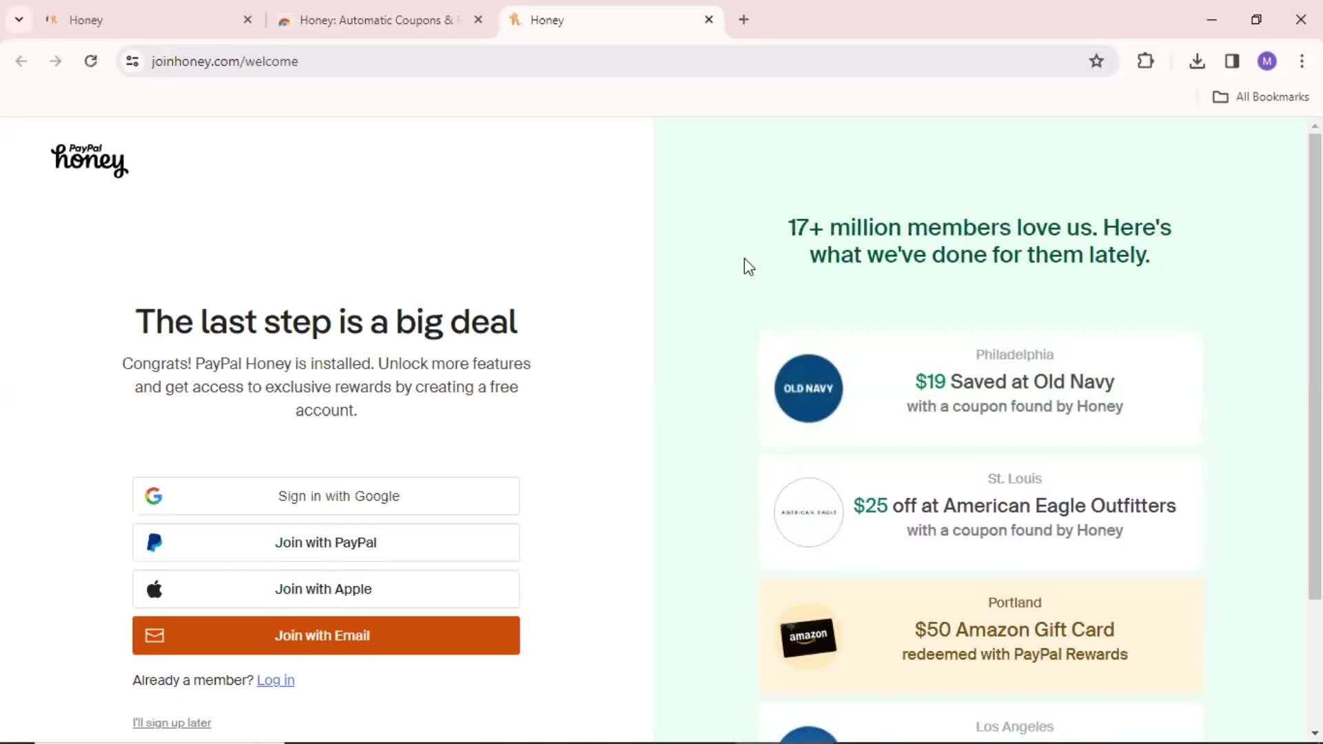 Onboarding screenshot