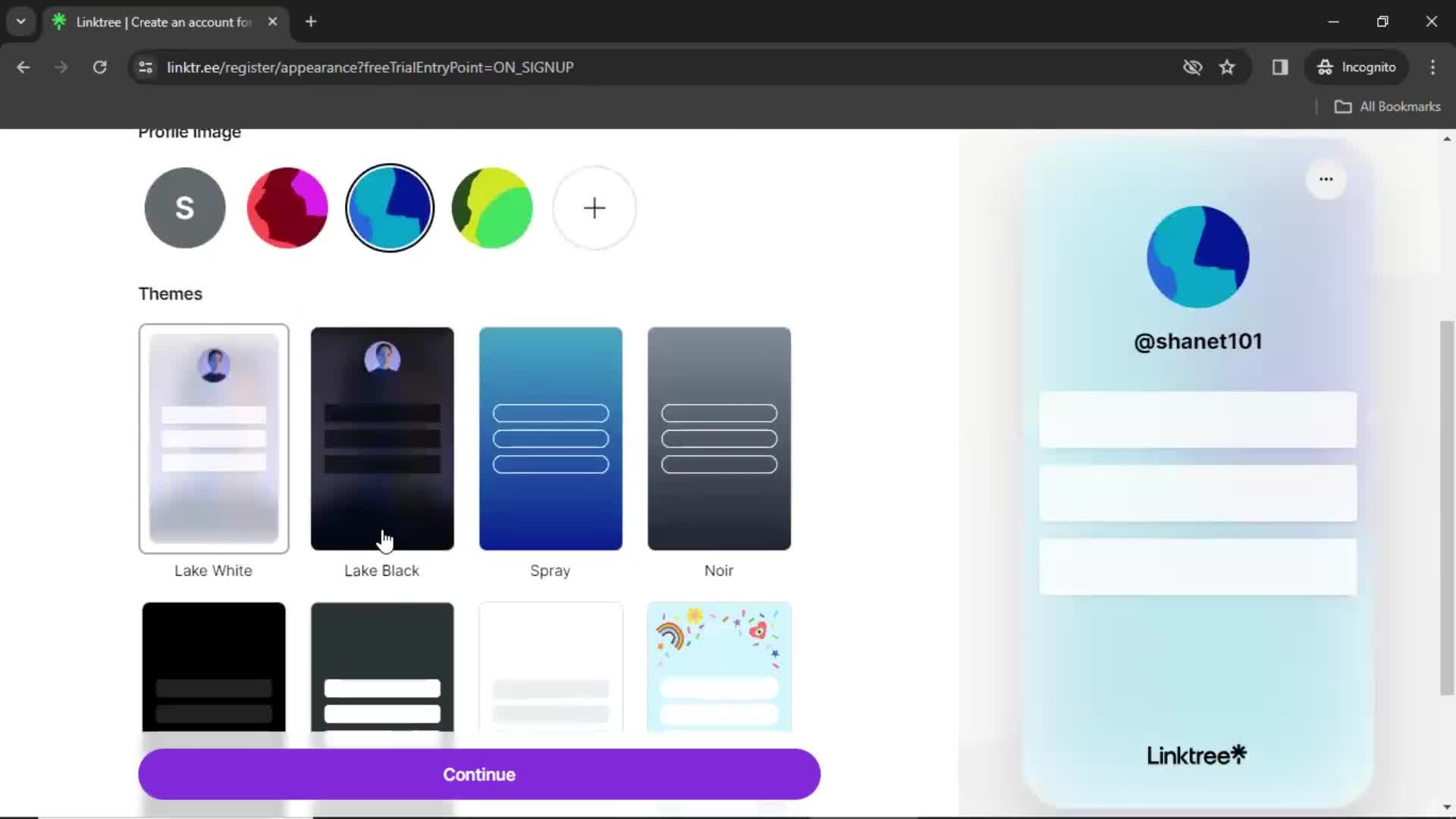 Onboarding screenshot