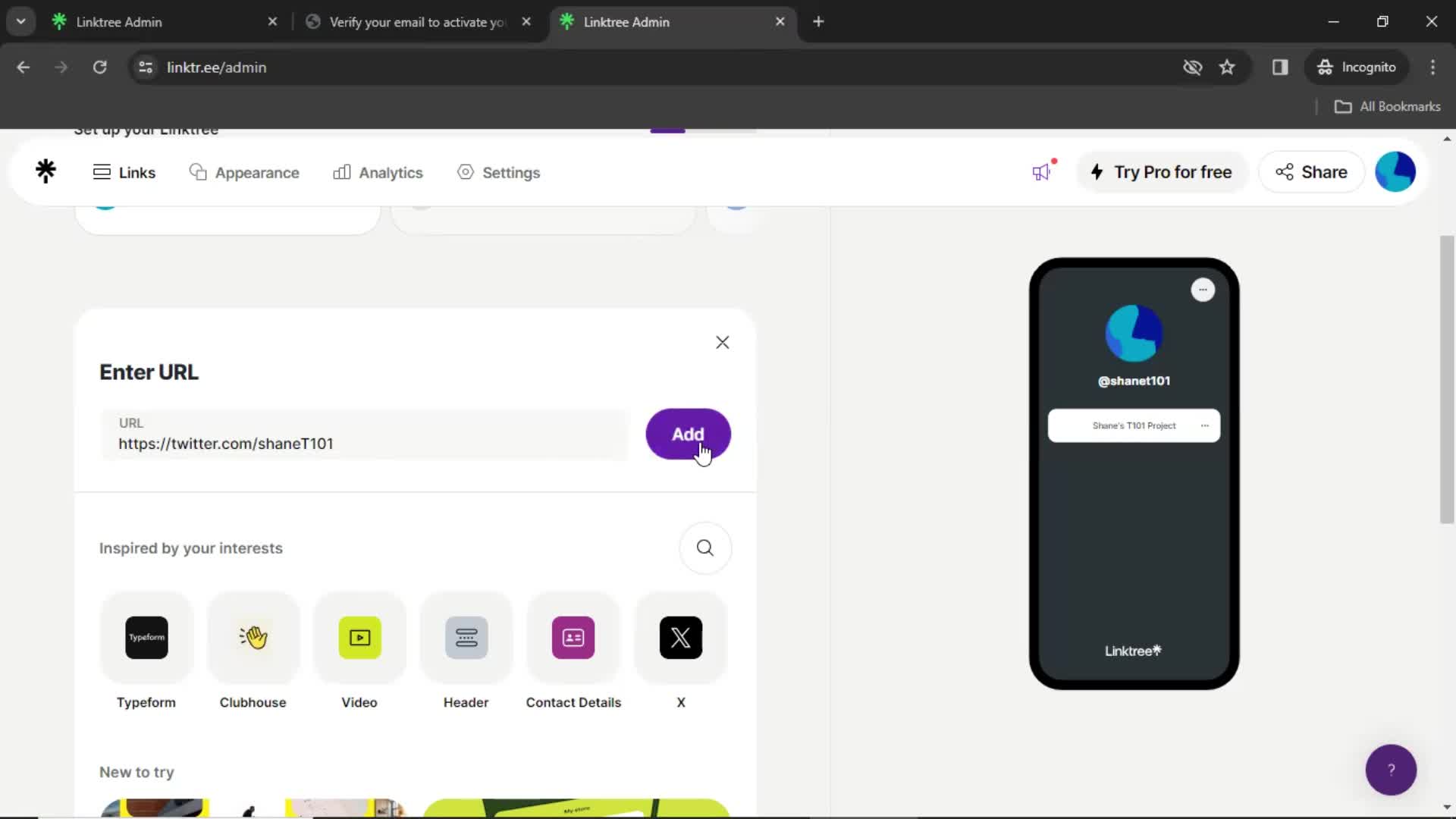 Onboarding screenshot