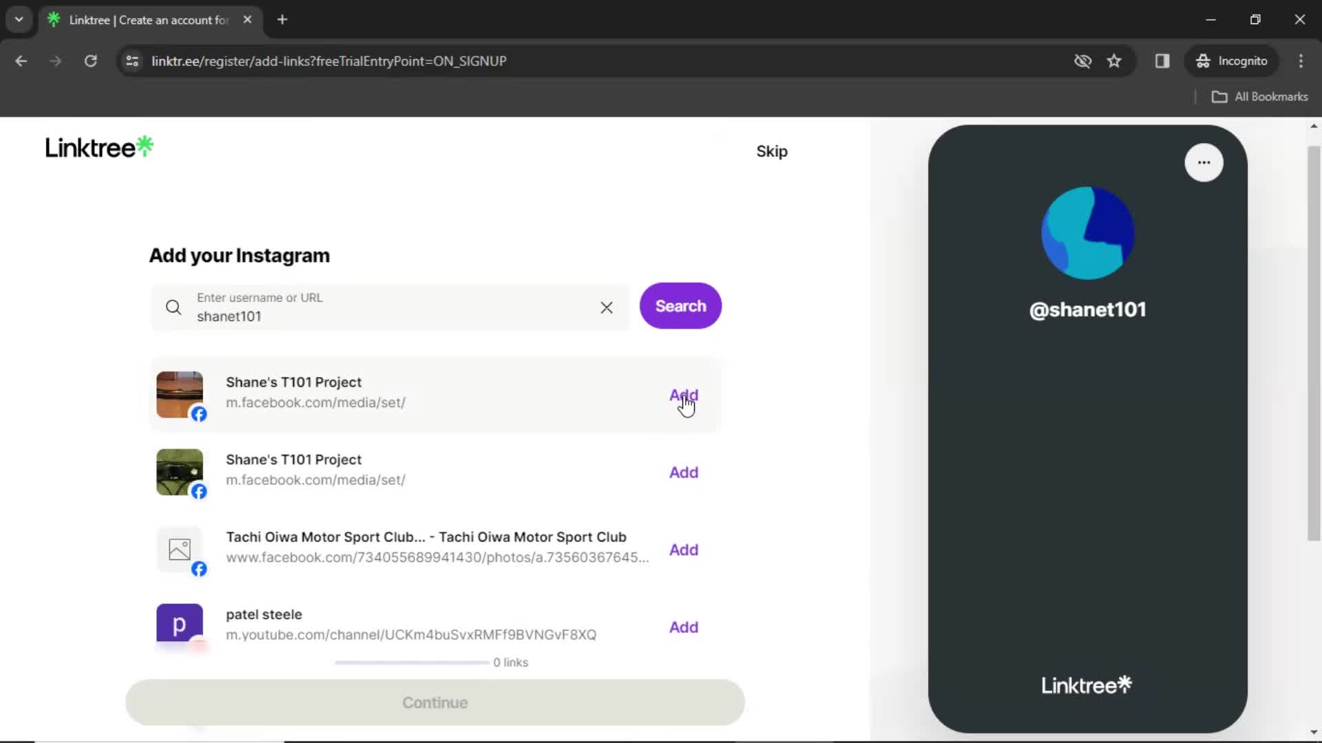 Onboarding screenshot