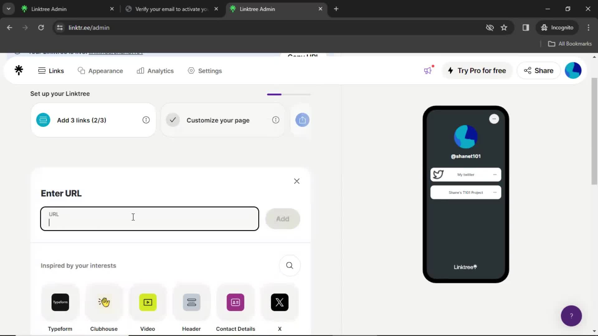 Onboarding screenshot