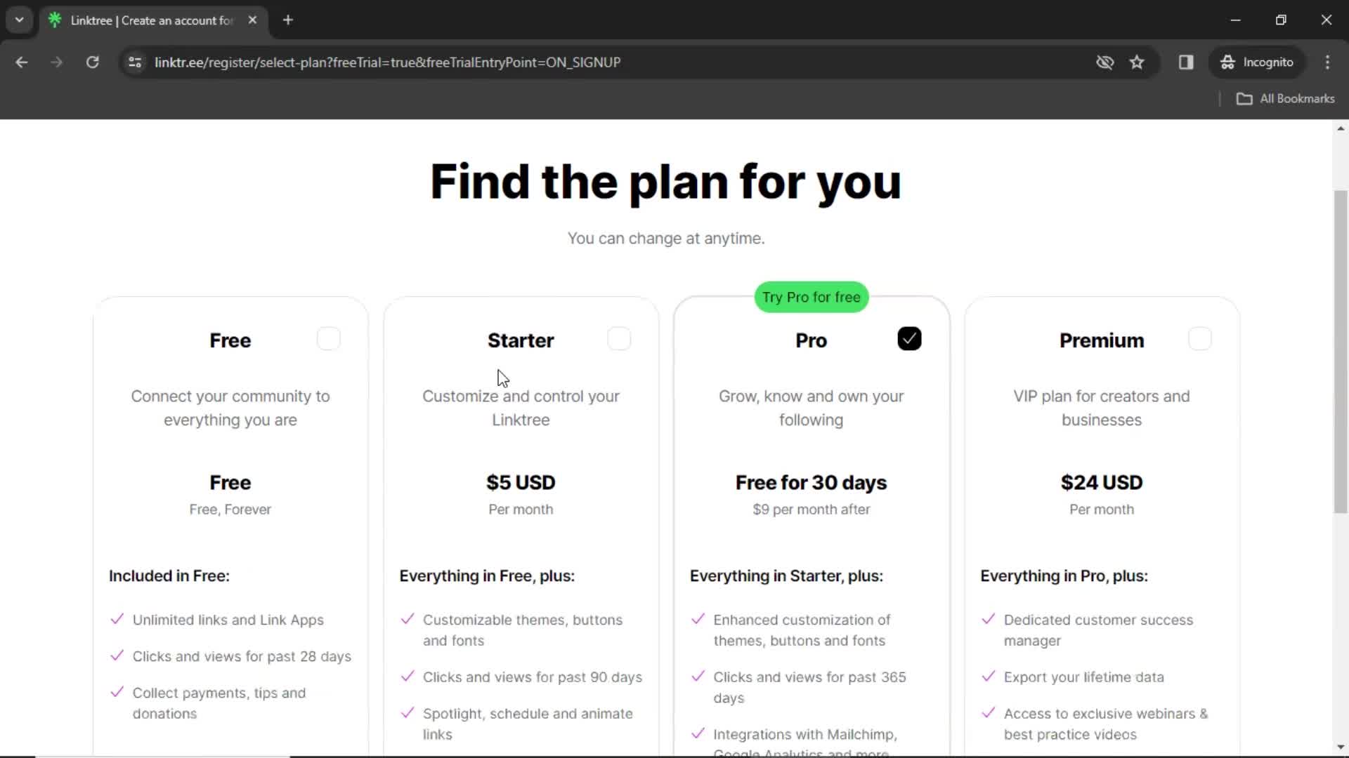 Onboarding screenshot