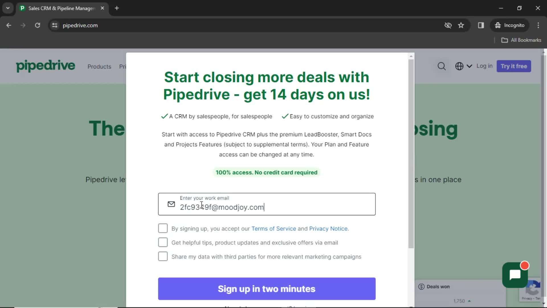 Onboarding on Pipedrive video thumbnail