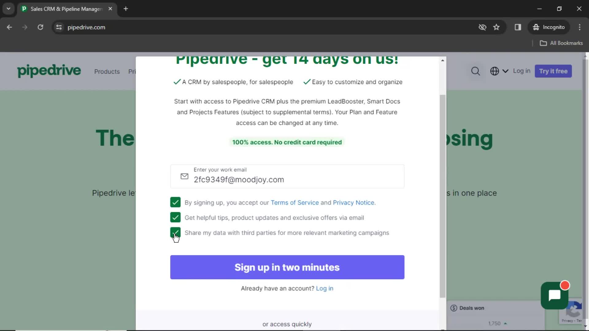 Onboarding on Pipedrive video thumbnail