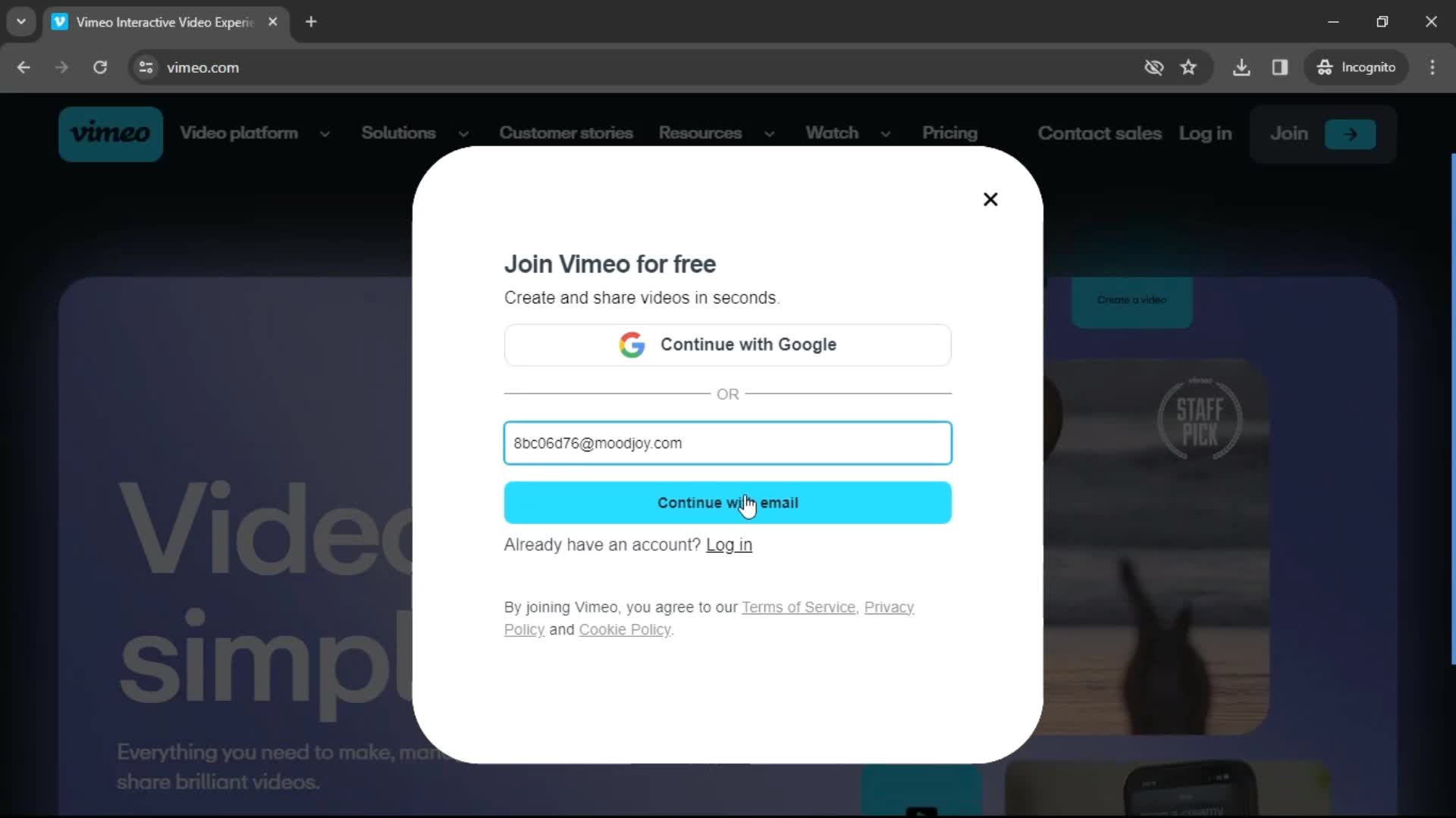 Onboarding on Vimeo video thumbnail