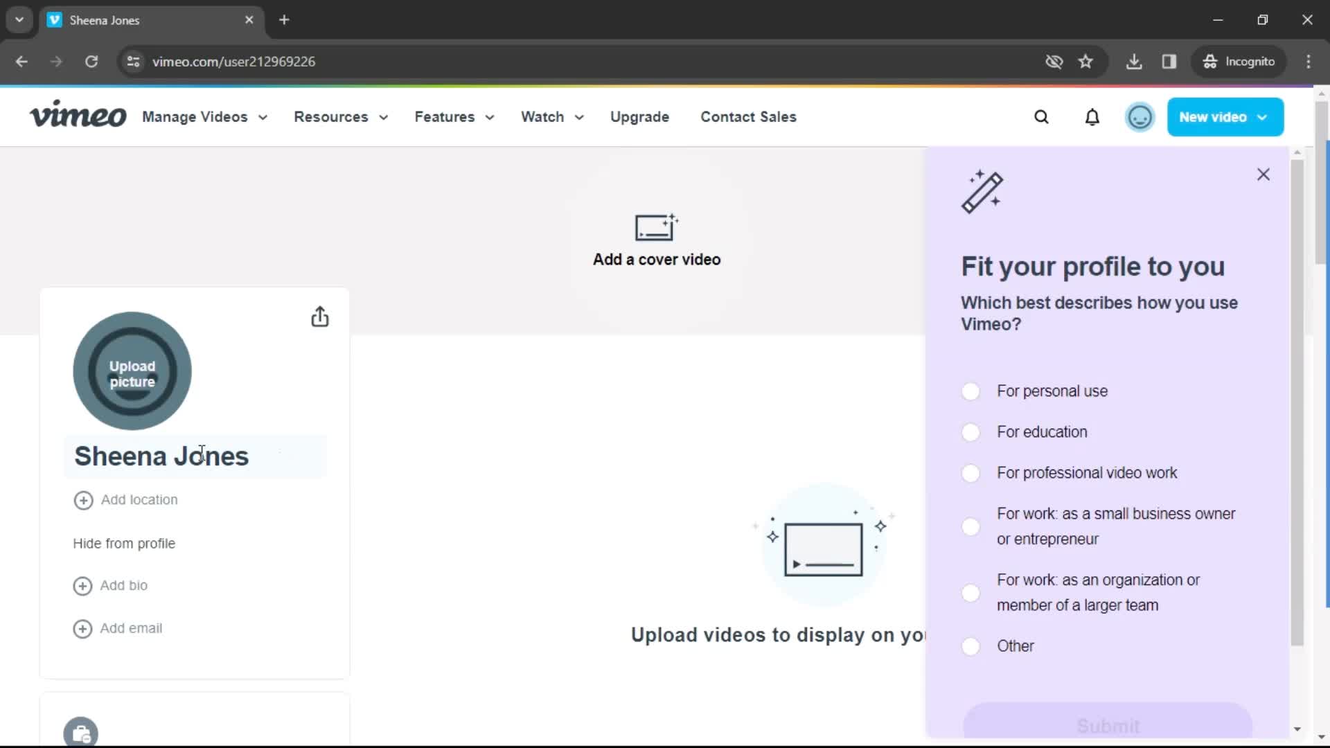 Onboarding screenshot