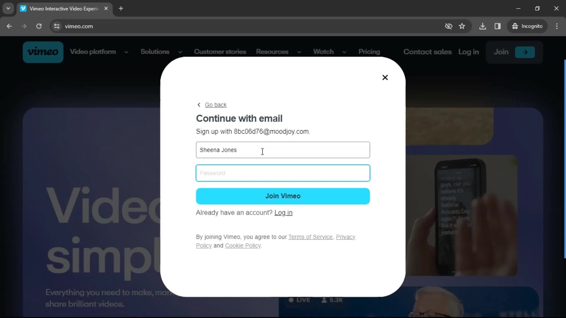 Onboarding screenshot