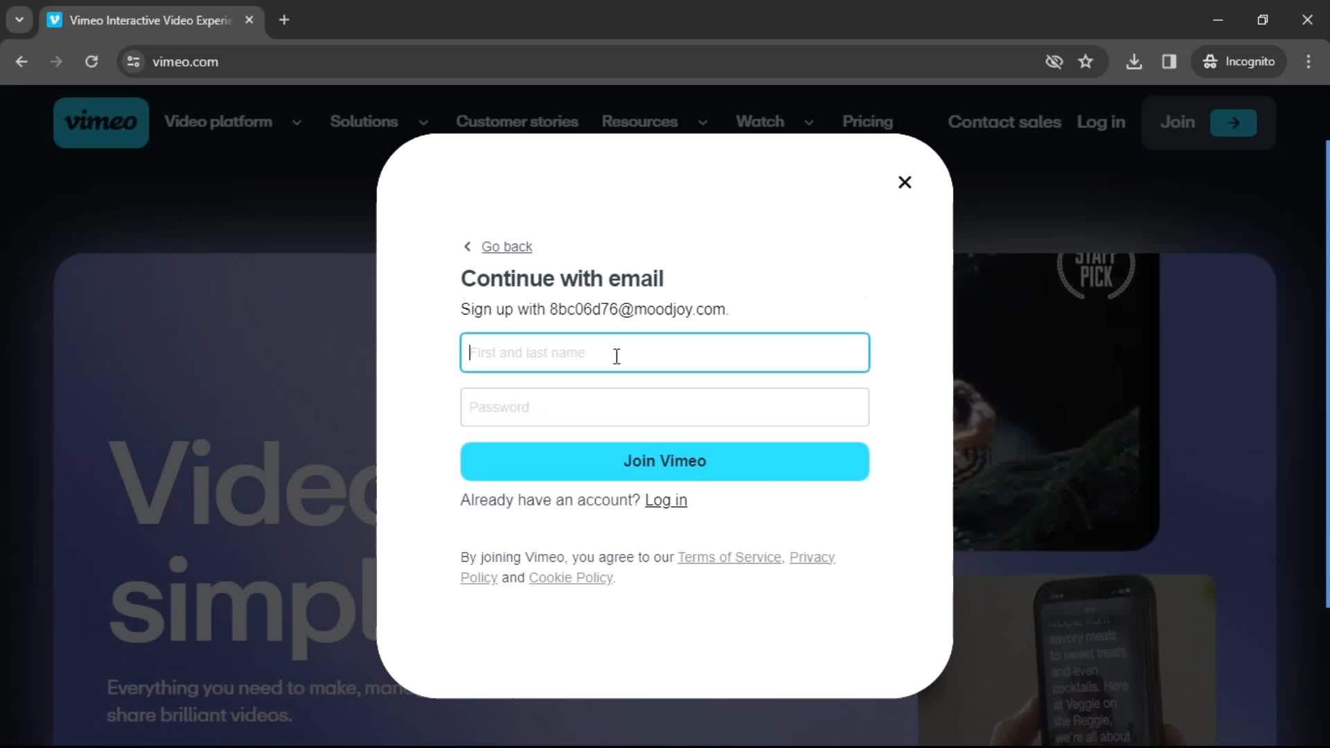Onboarding screenshot