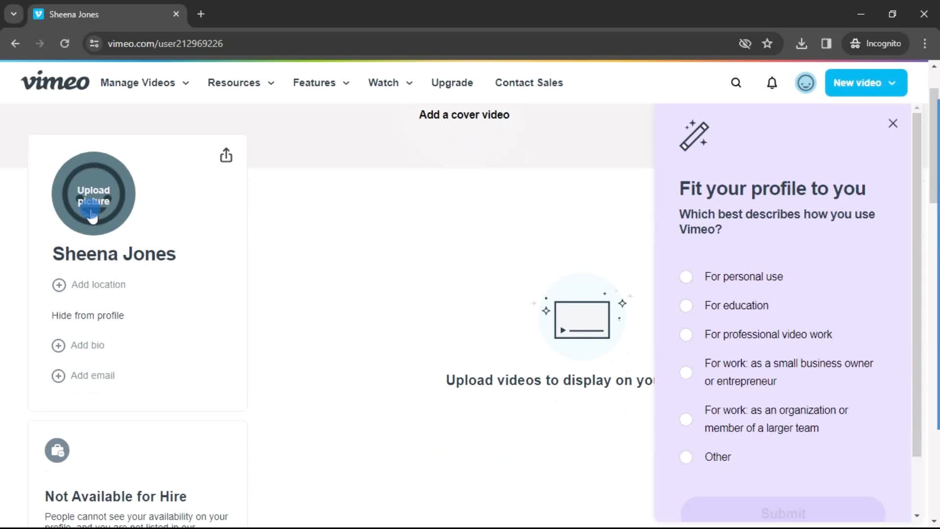 Onboarding screenshot