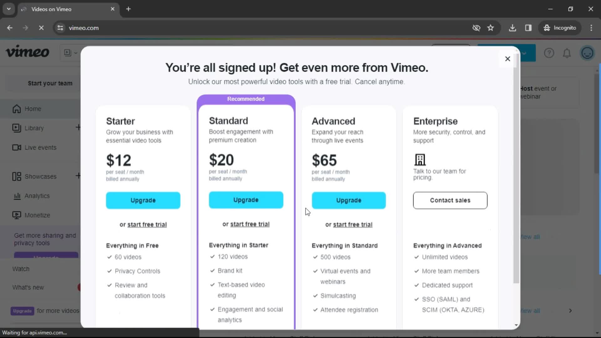 Onboarding screenshot