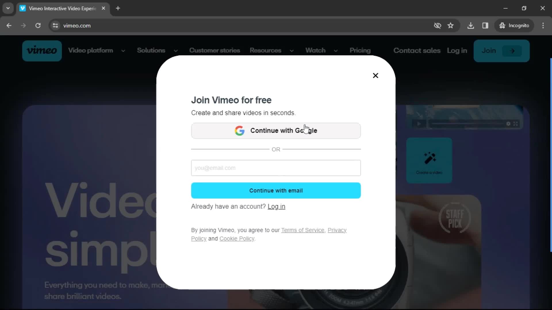 Onboarding on Vimeo video thumbnail