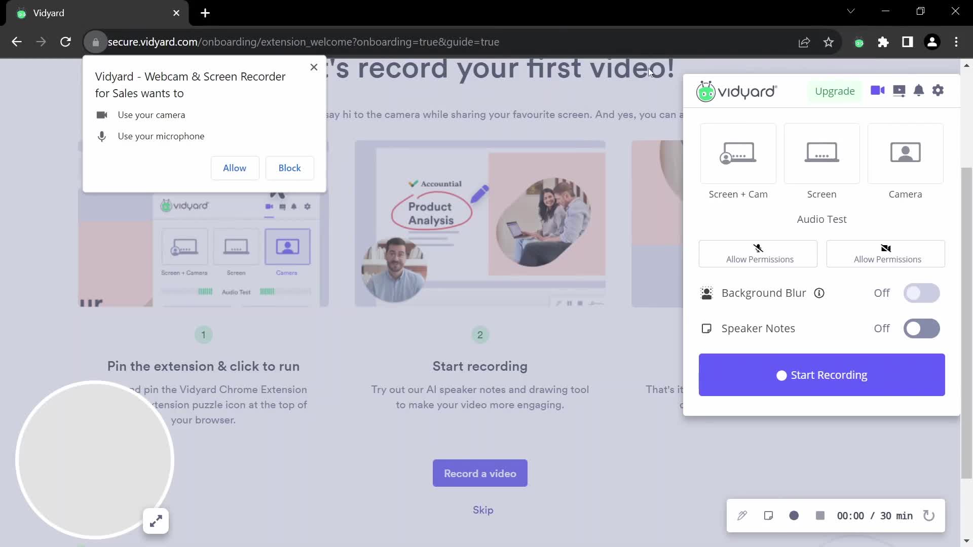 Onboarding screenshot
