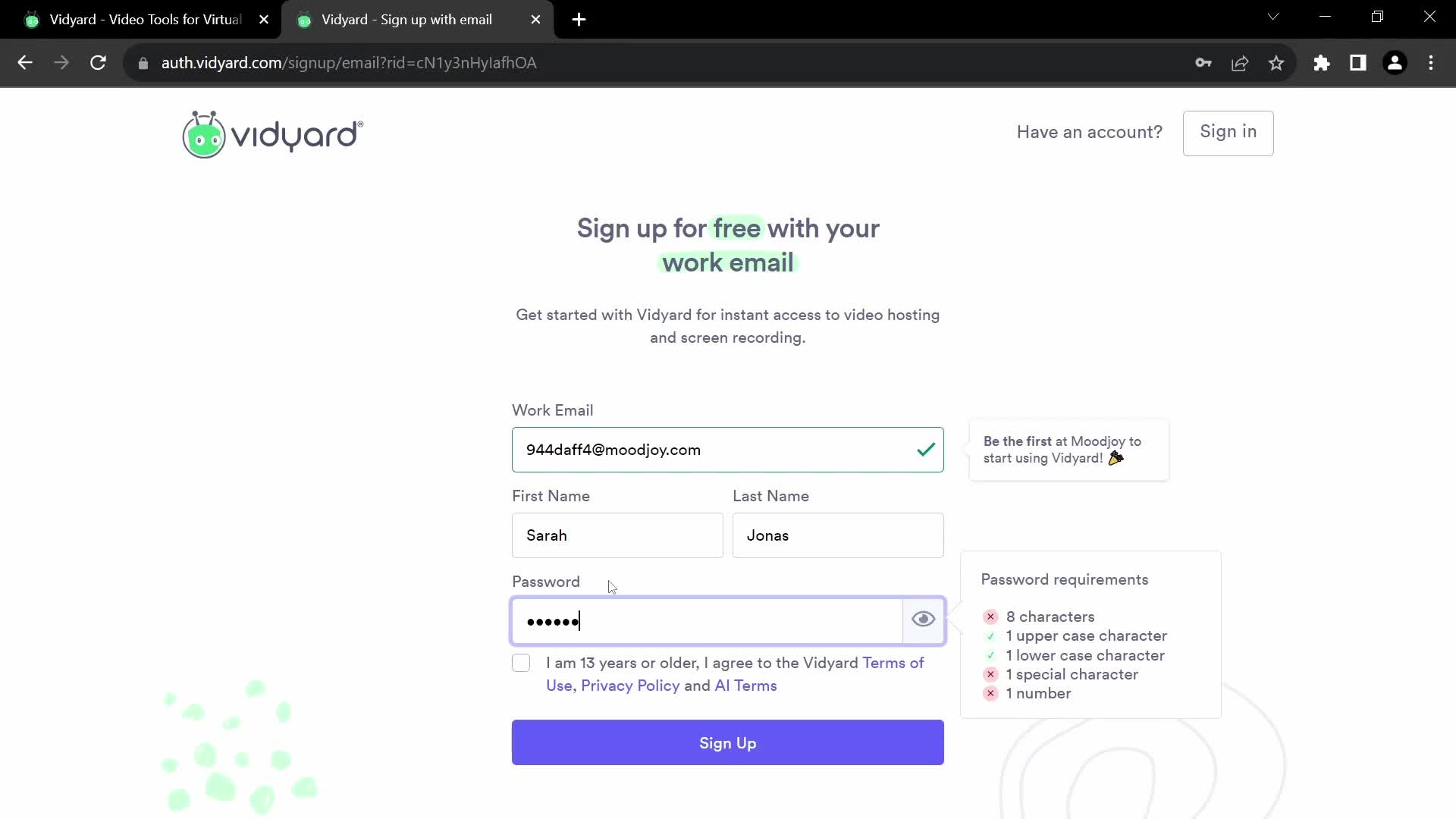 Onboarding on Vidyard video thumbnail