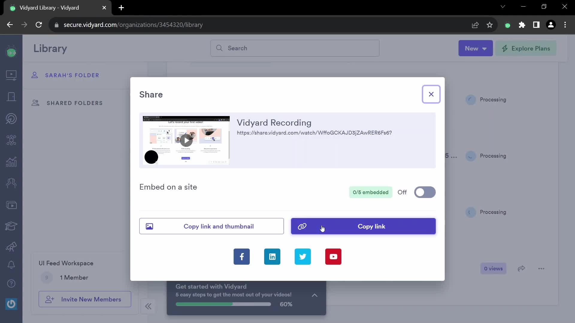 Onboarding on Vidyard video thumbnail