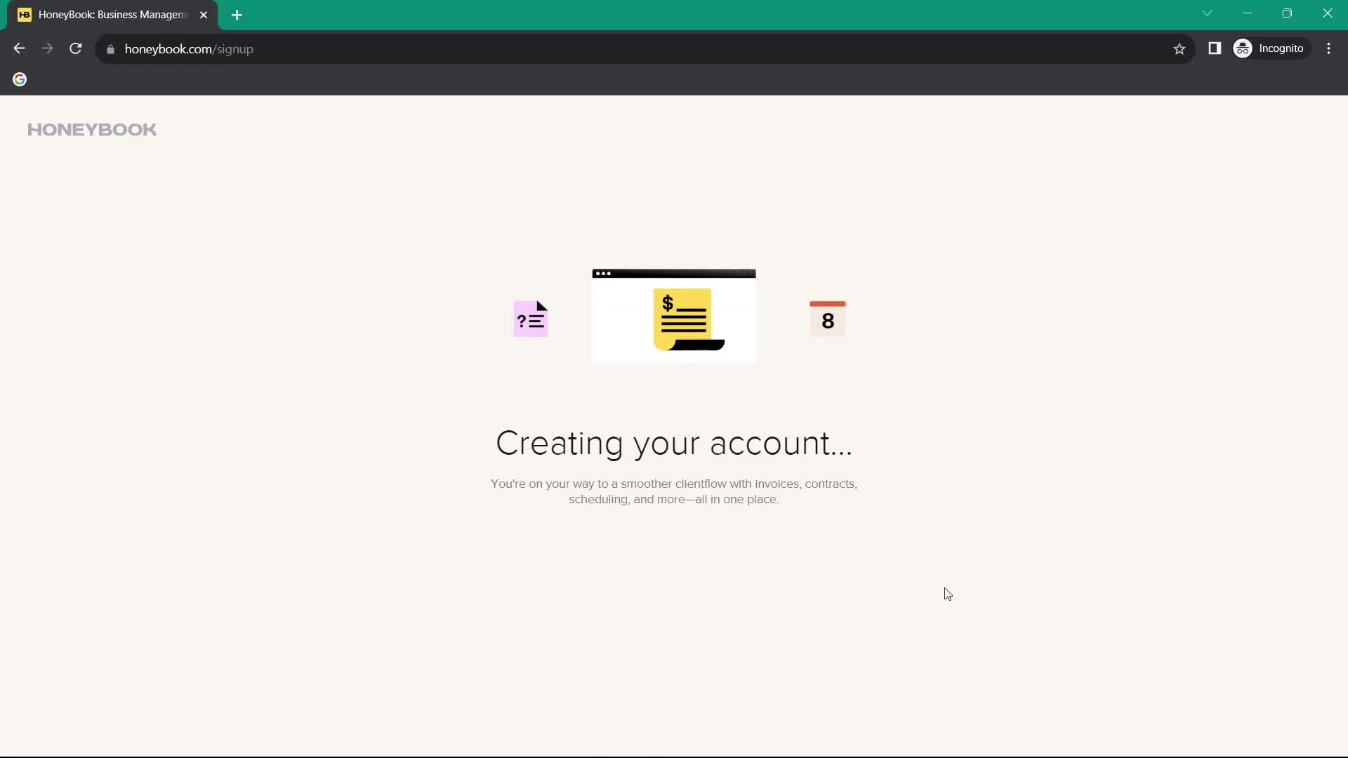 Onboarding screenshot