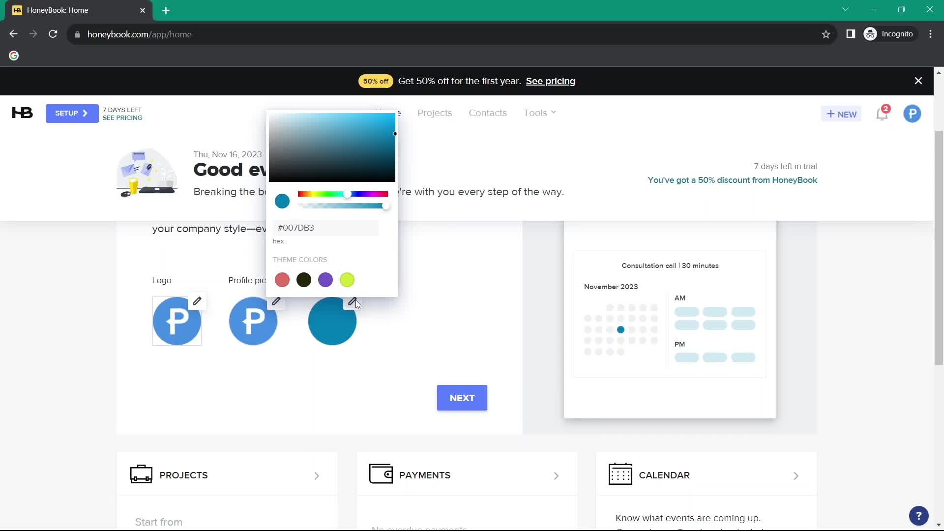 Onboarding screenshot