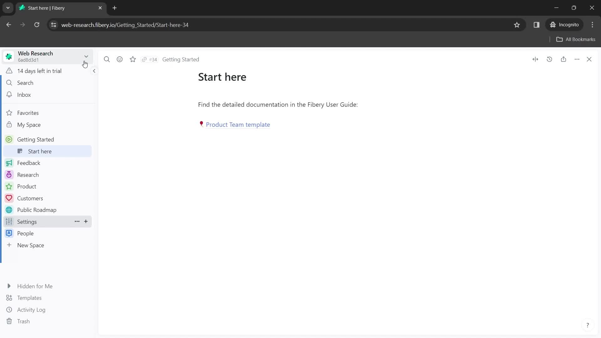 Deleting a workspace on Fibery video thumbnail