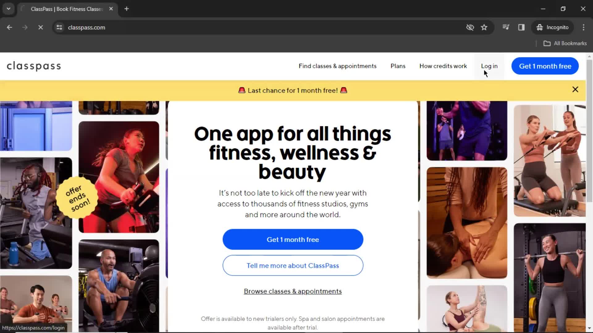 Resetting password on ClassPass video thumbnail