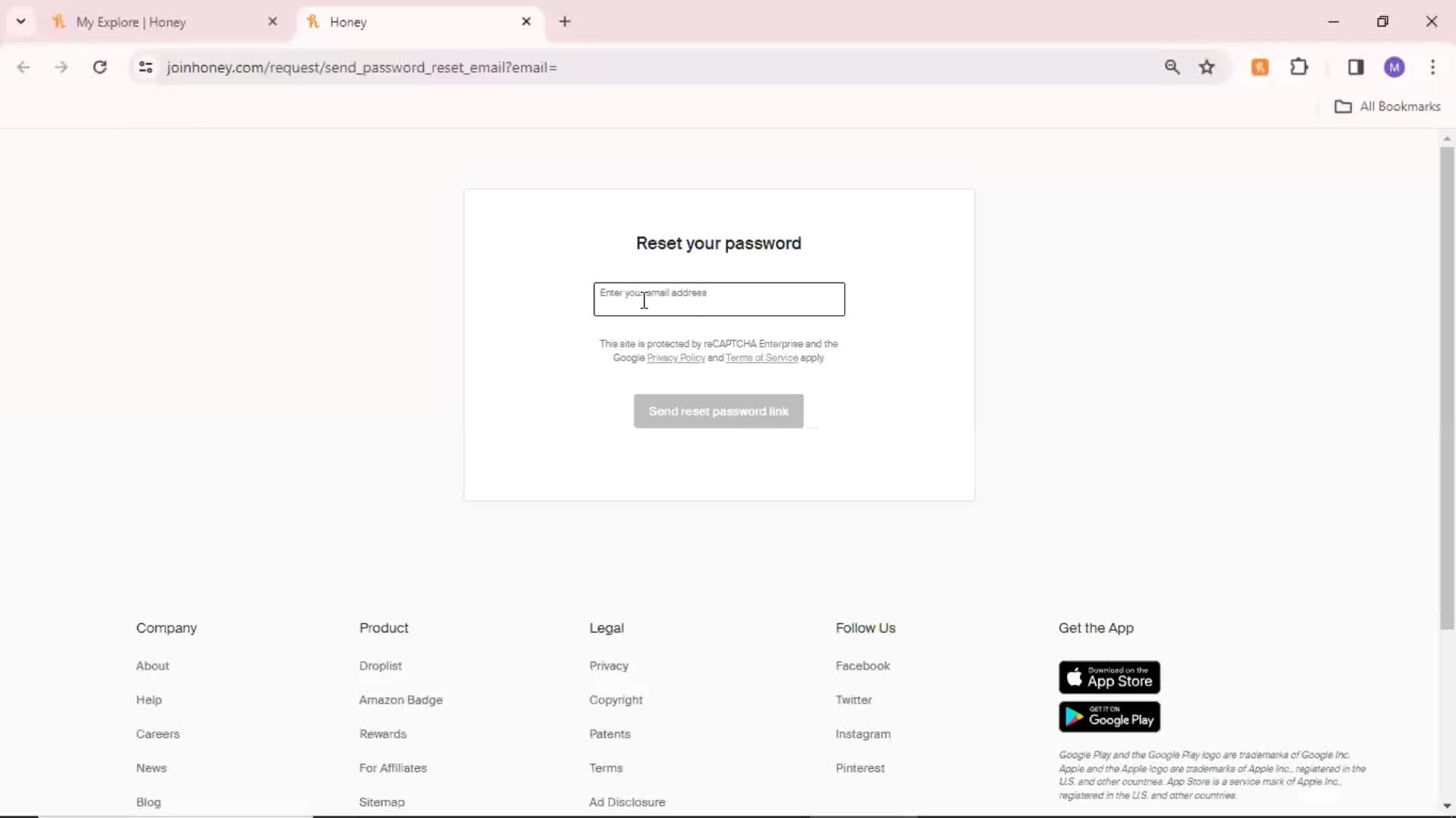 Password reset on Honey video thumbnail
