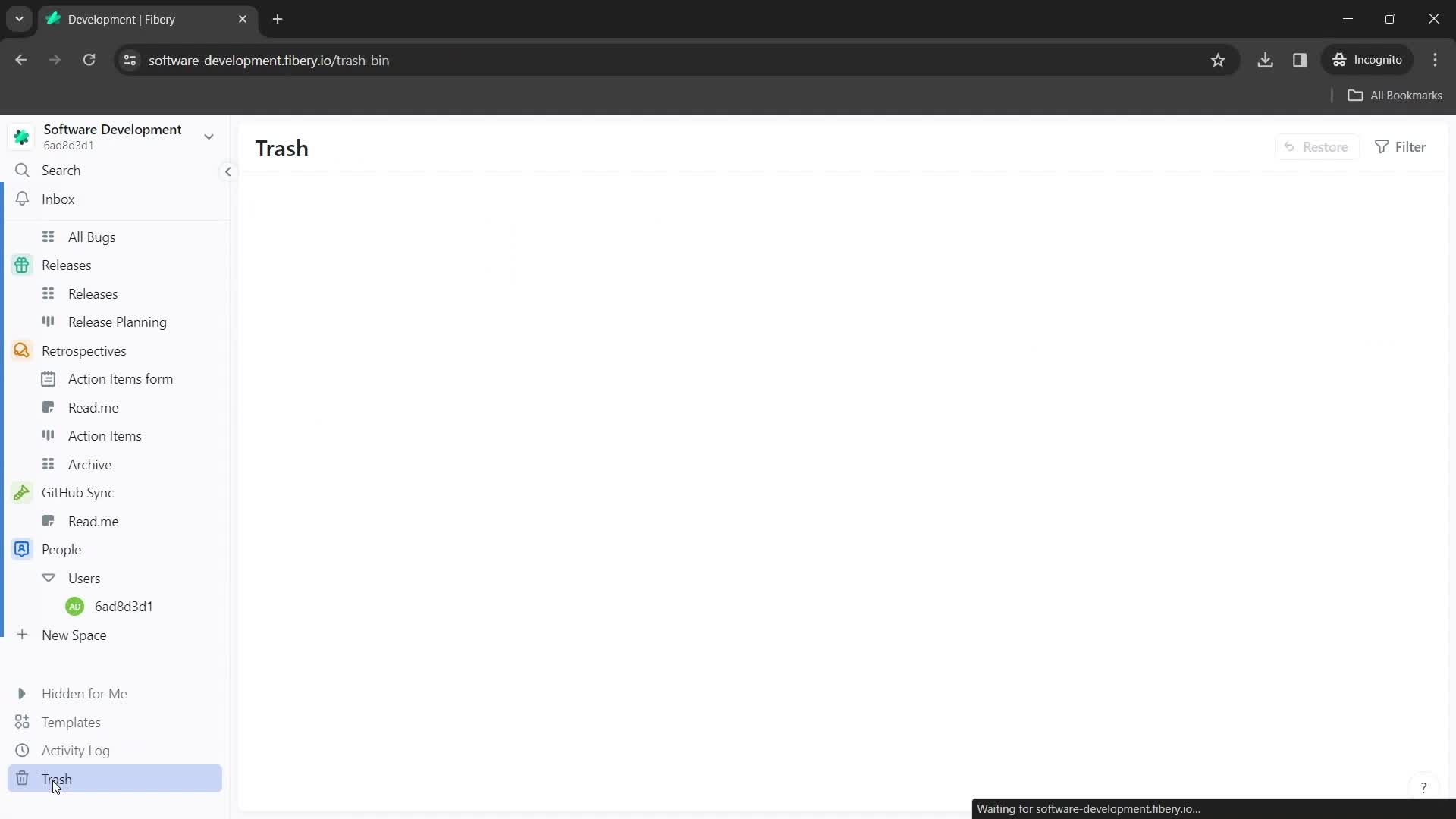 Restoring deleted files on Fibery video thumbnail