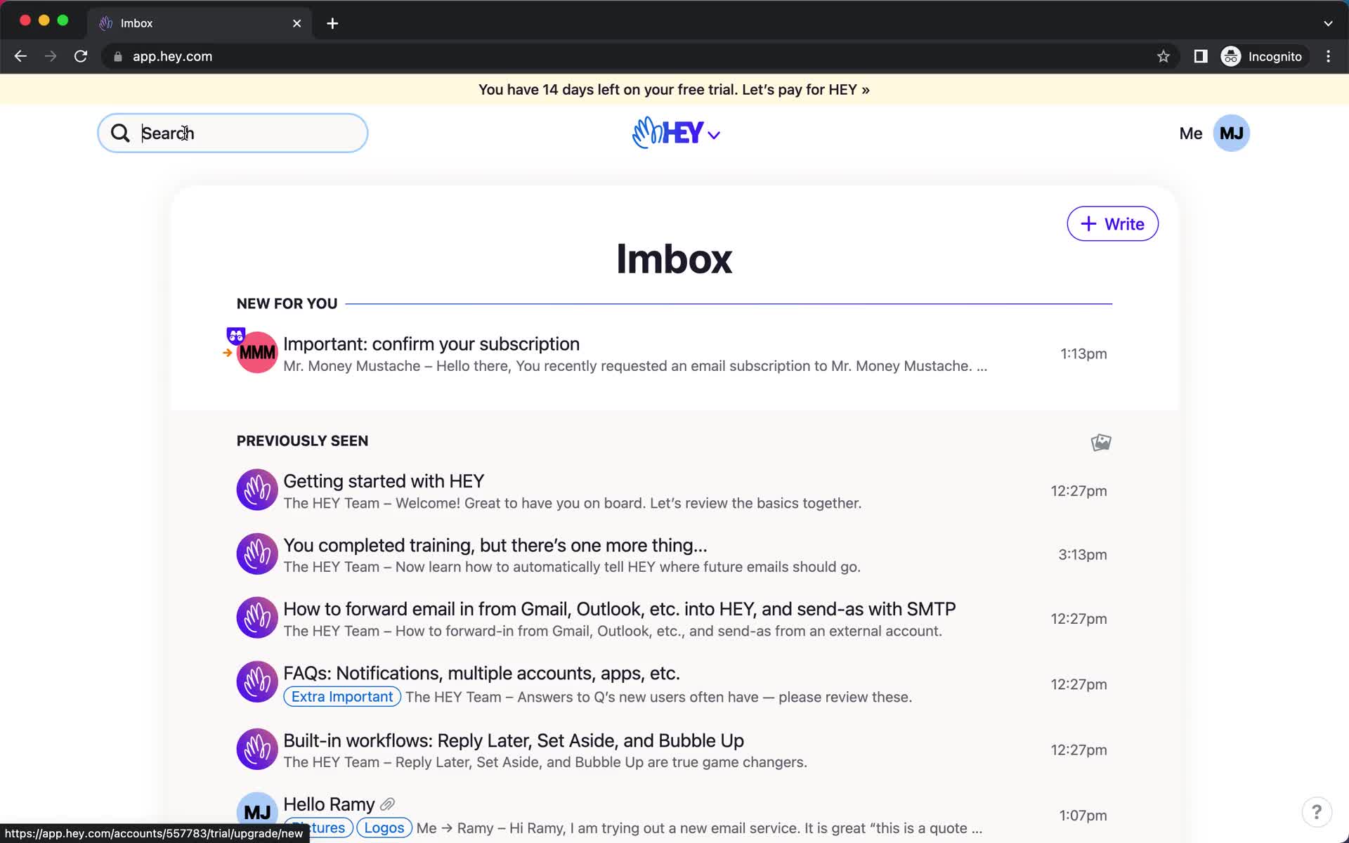 Searching on Hey video thumbnail