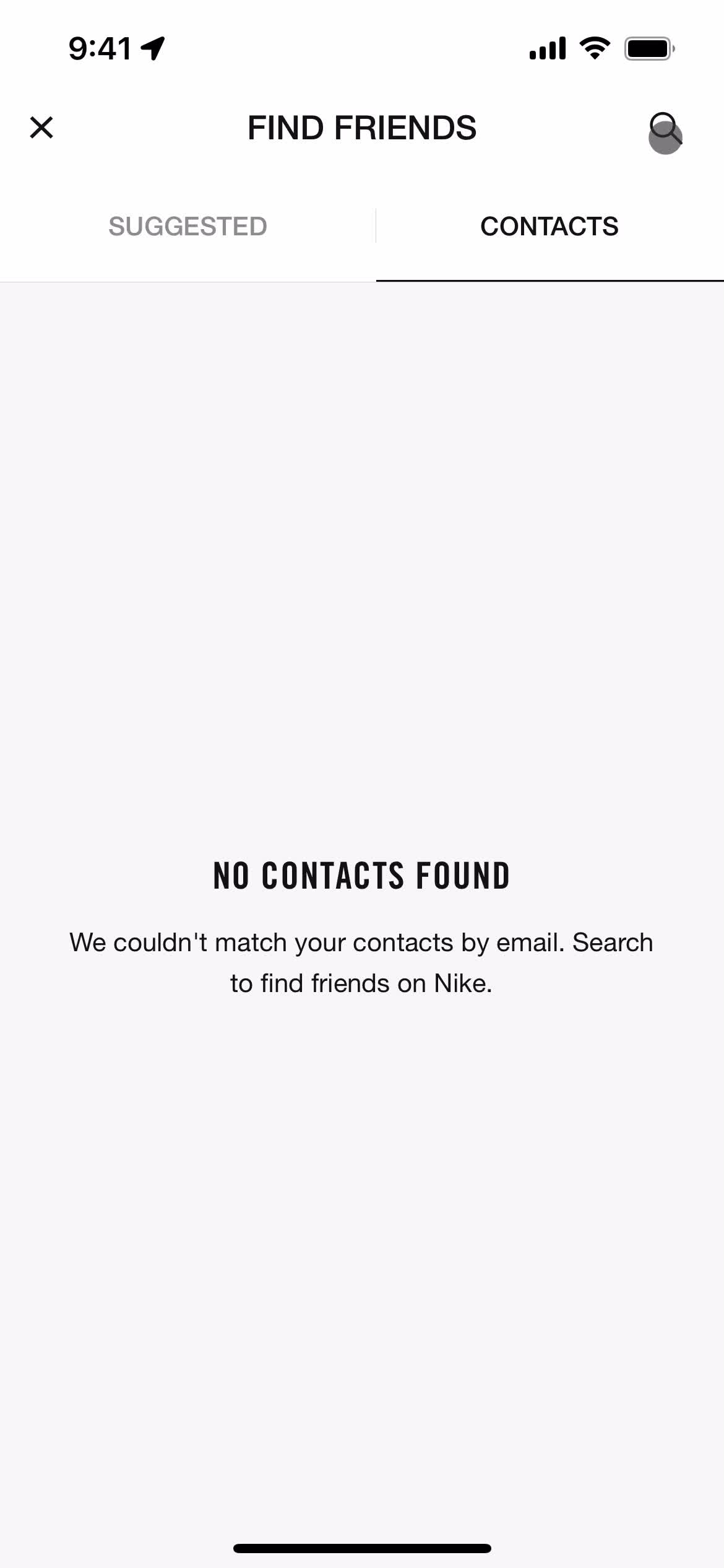 Searching screenshot