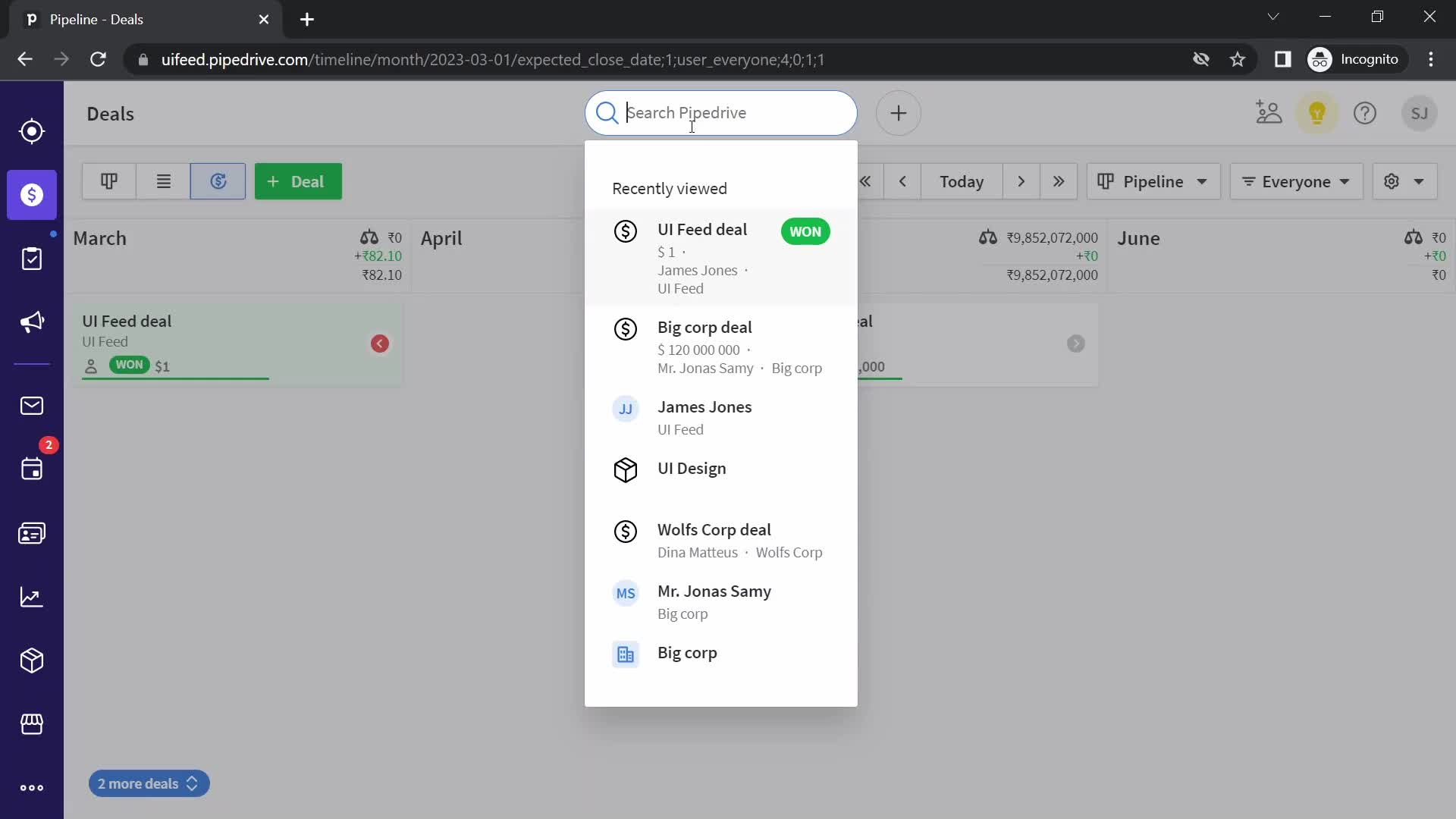 Searching on Pipedrive video thumbnail