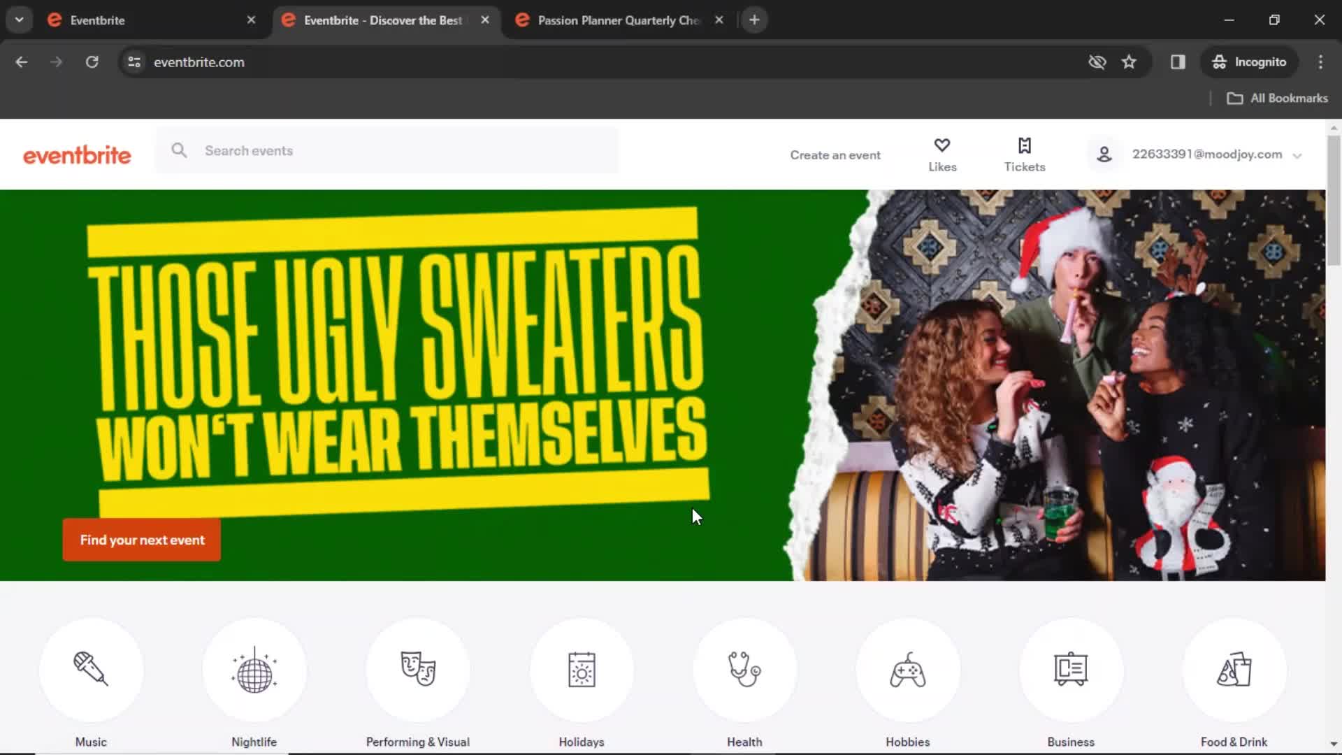 Searching on Eventbrite video thumbnail