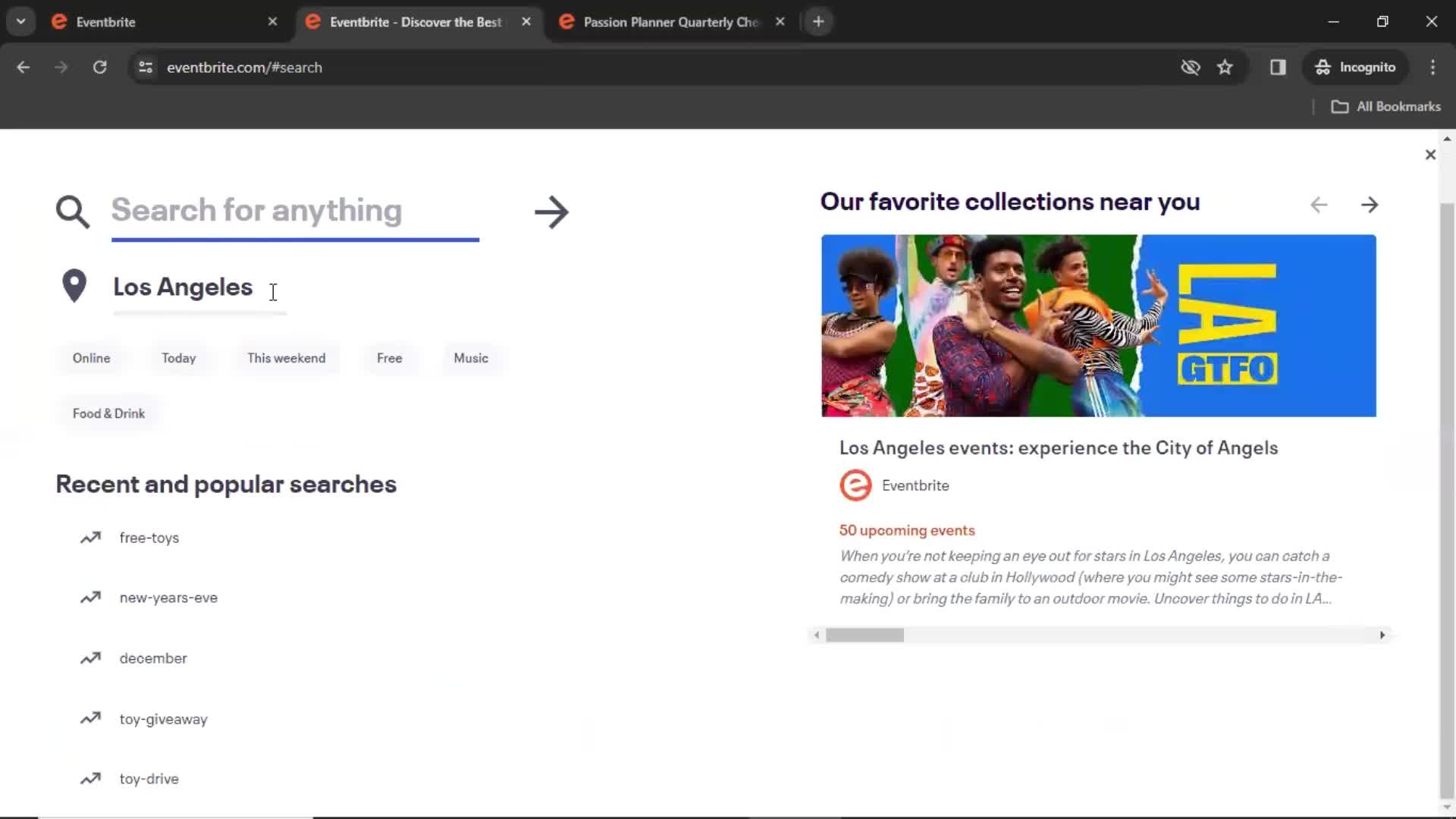 Searching on Eventbrite video thumbnail