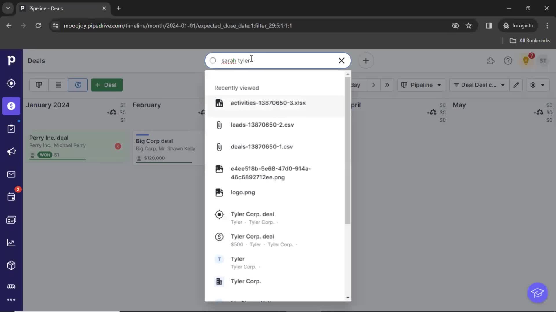 Searching on Pipedrive video thumbnail