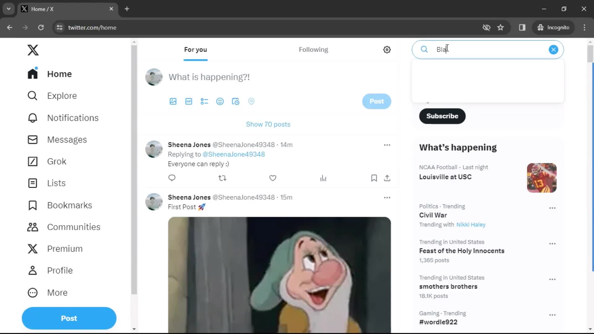 Searching on Twitter video thumbnail