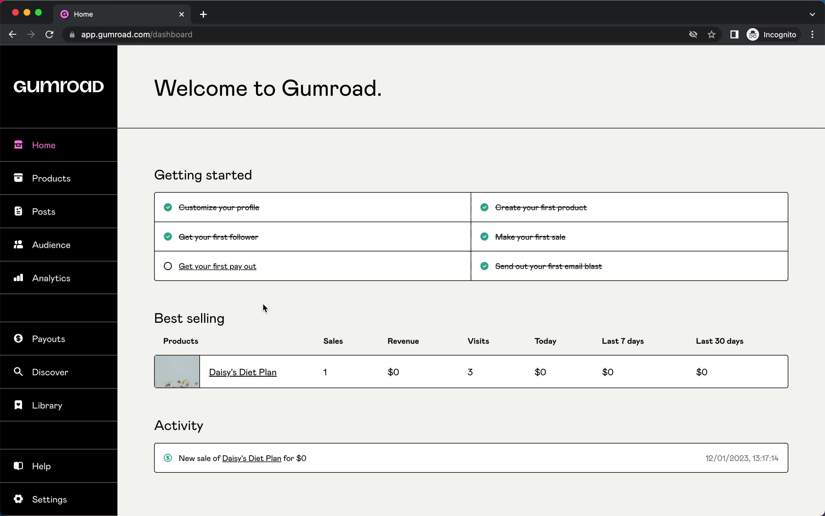 Adding a product on Gumroad video thumbnail