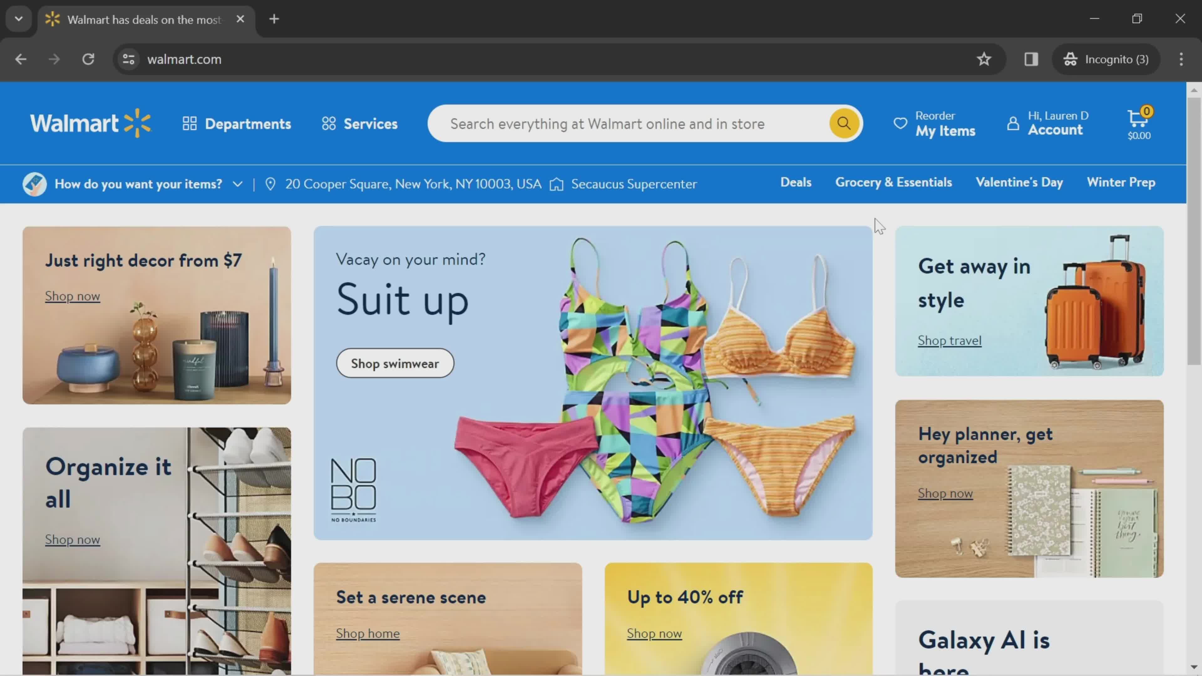 Browsing services on Walmart video thumbnail