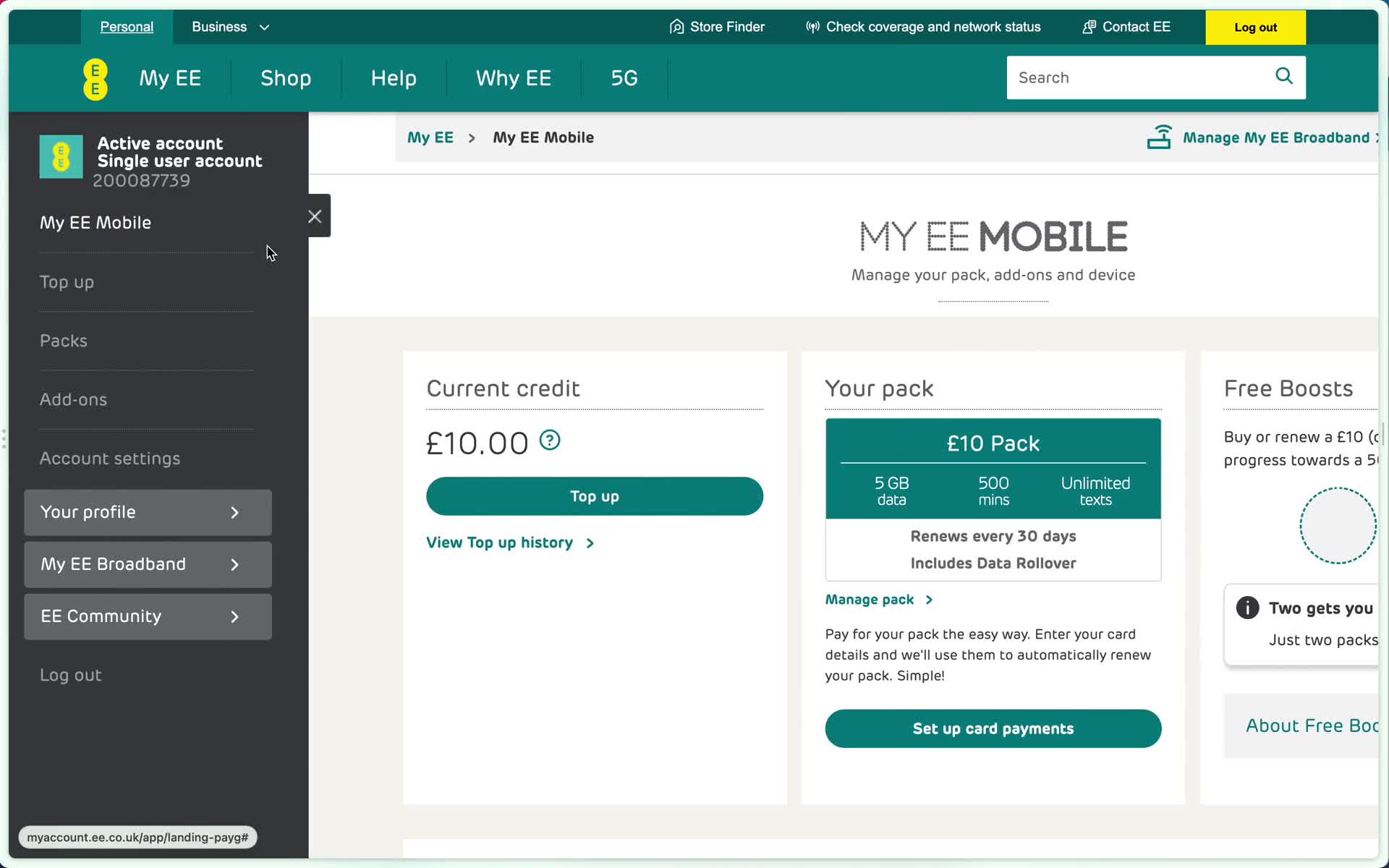 Setting alerts on EE video thumbnail