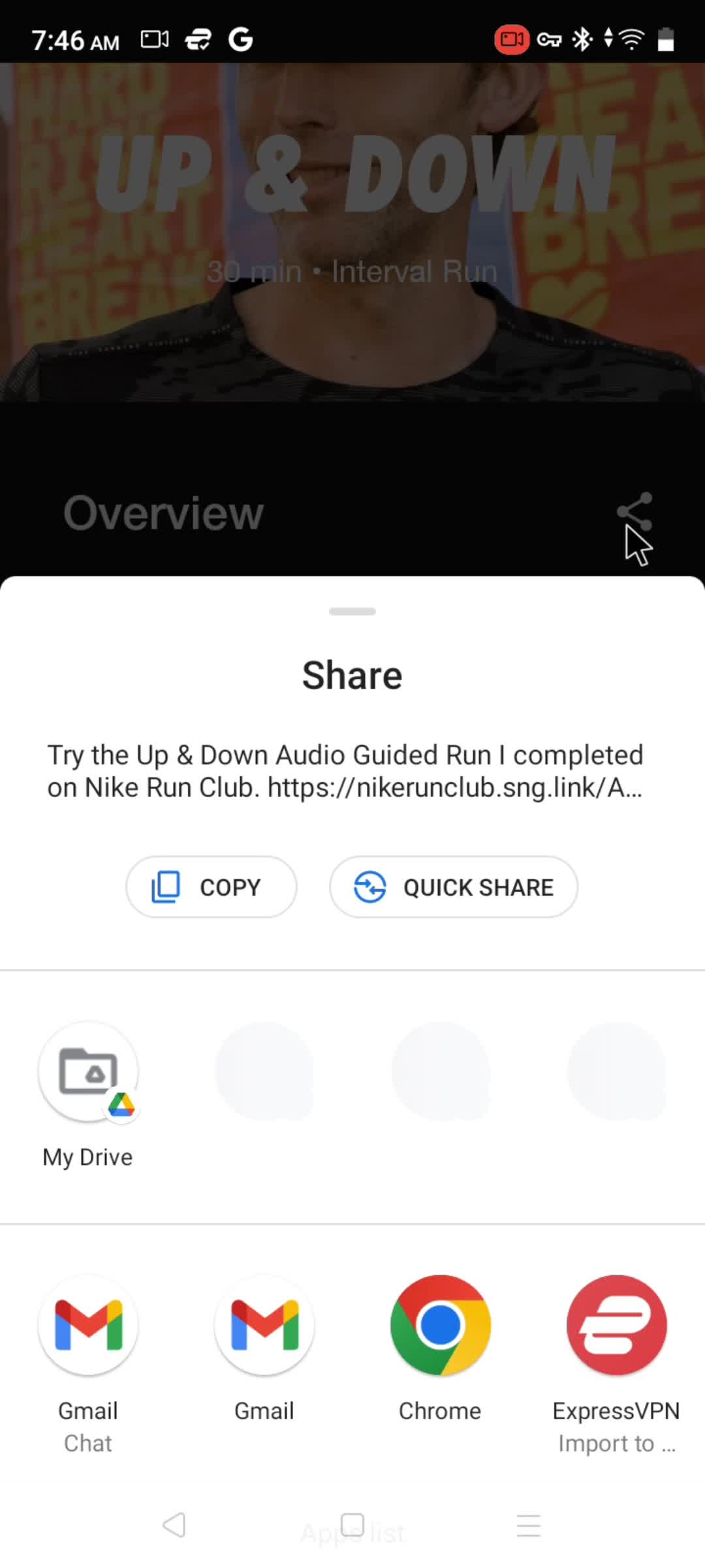 Sharing on Nike Run Club video thumbnail