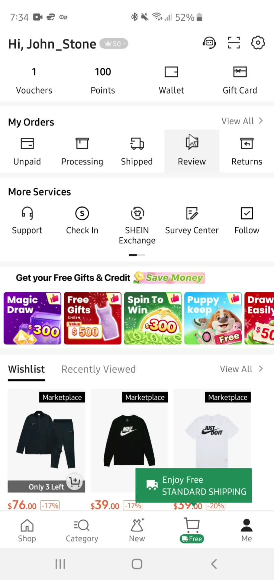 Logging in on Shein video thumbnail
