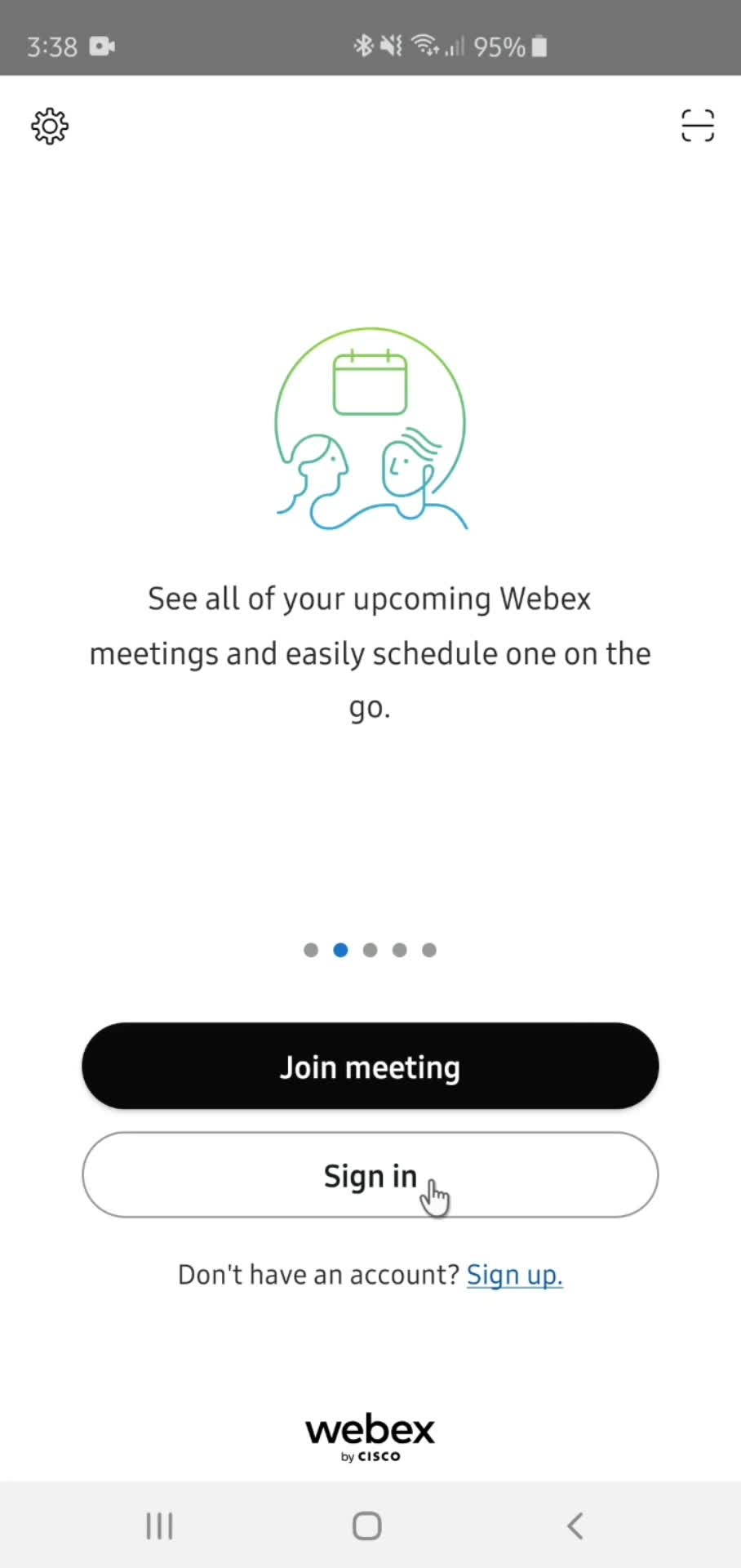 Logging in on Webex video thumbnail