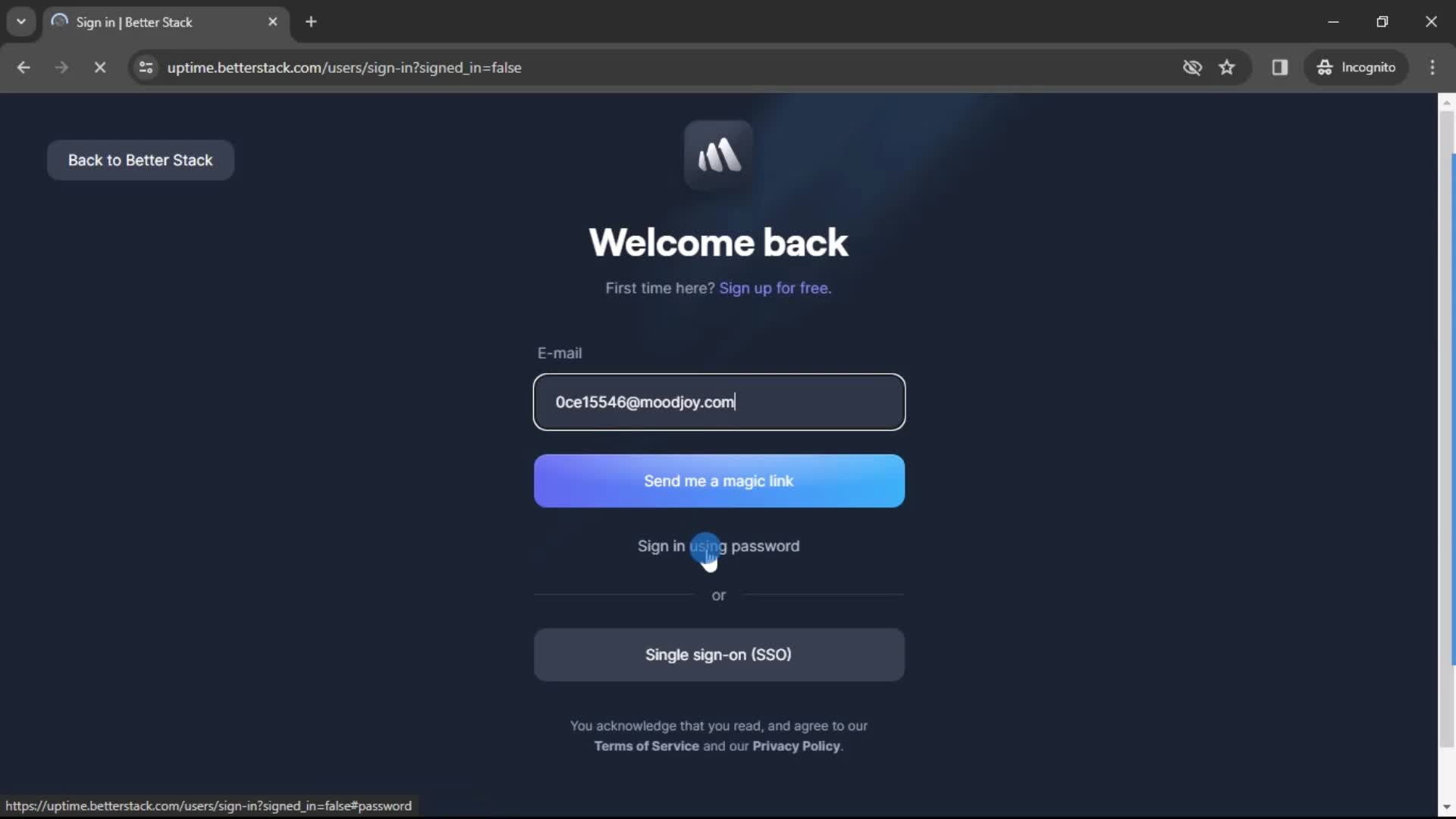 Logging in on Better Stack video thumbnail