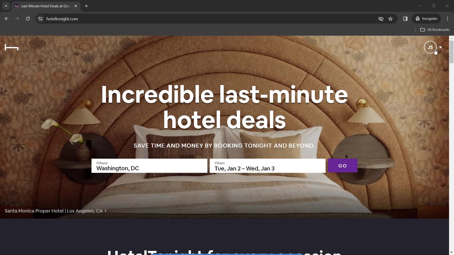 Signing in and out on HotelTonight video thumbnail