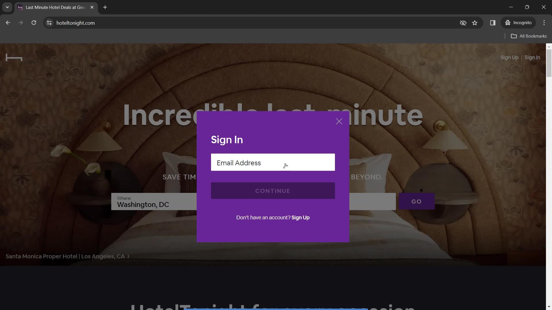 Signing in and out on HotelTonight video thumbnail