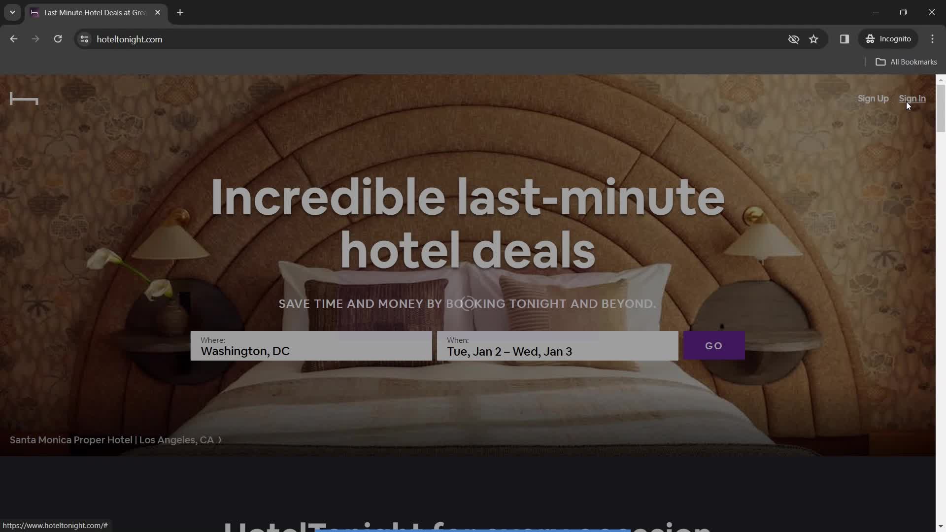 Signing in and out on HotelTonight video thumbnail
