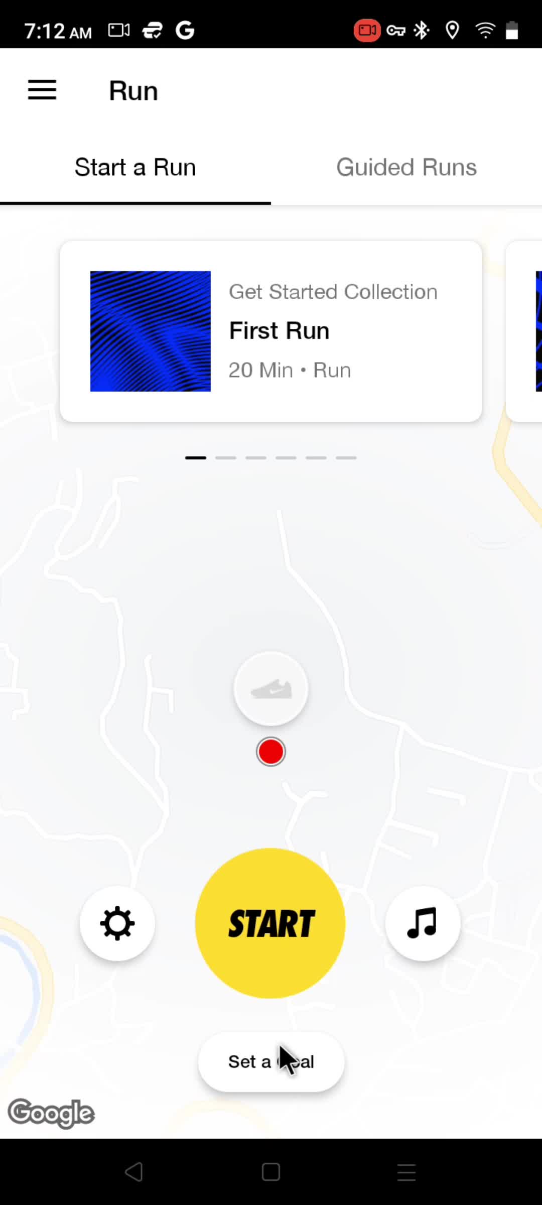 Starting a run on Nike Run Club video thumbnail
