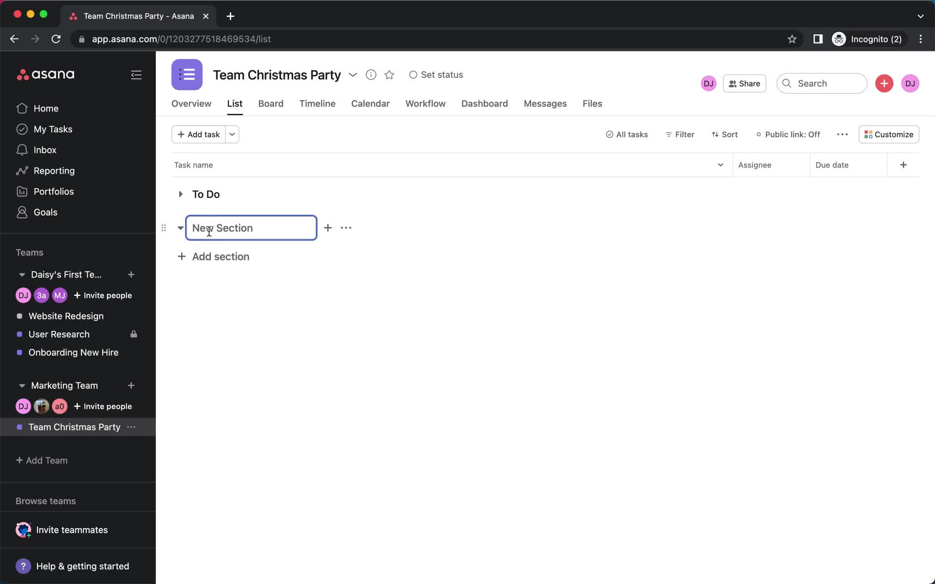Tasks on Asana video thumbnail