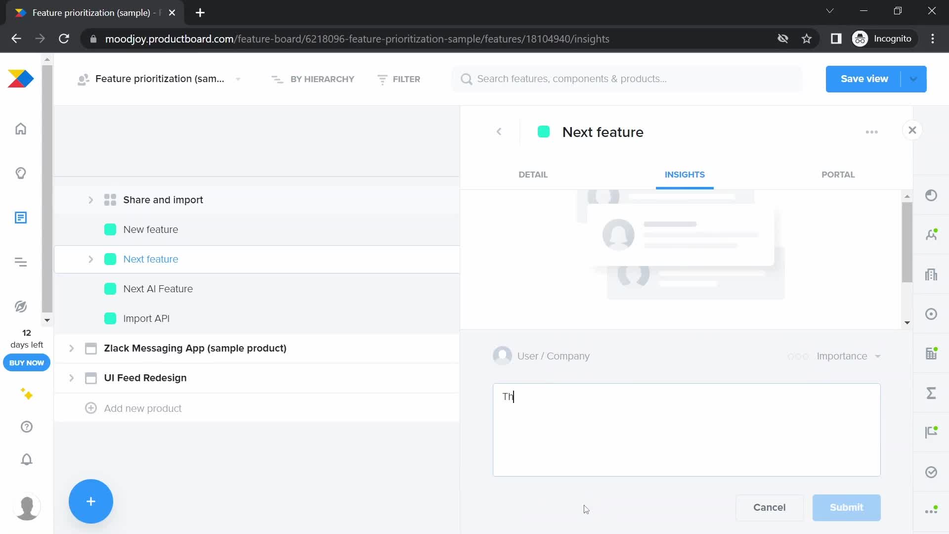 Tasks screenshot
