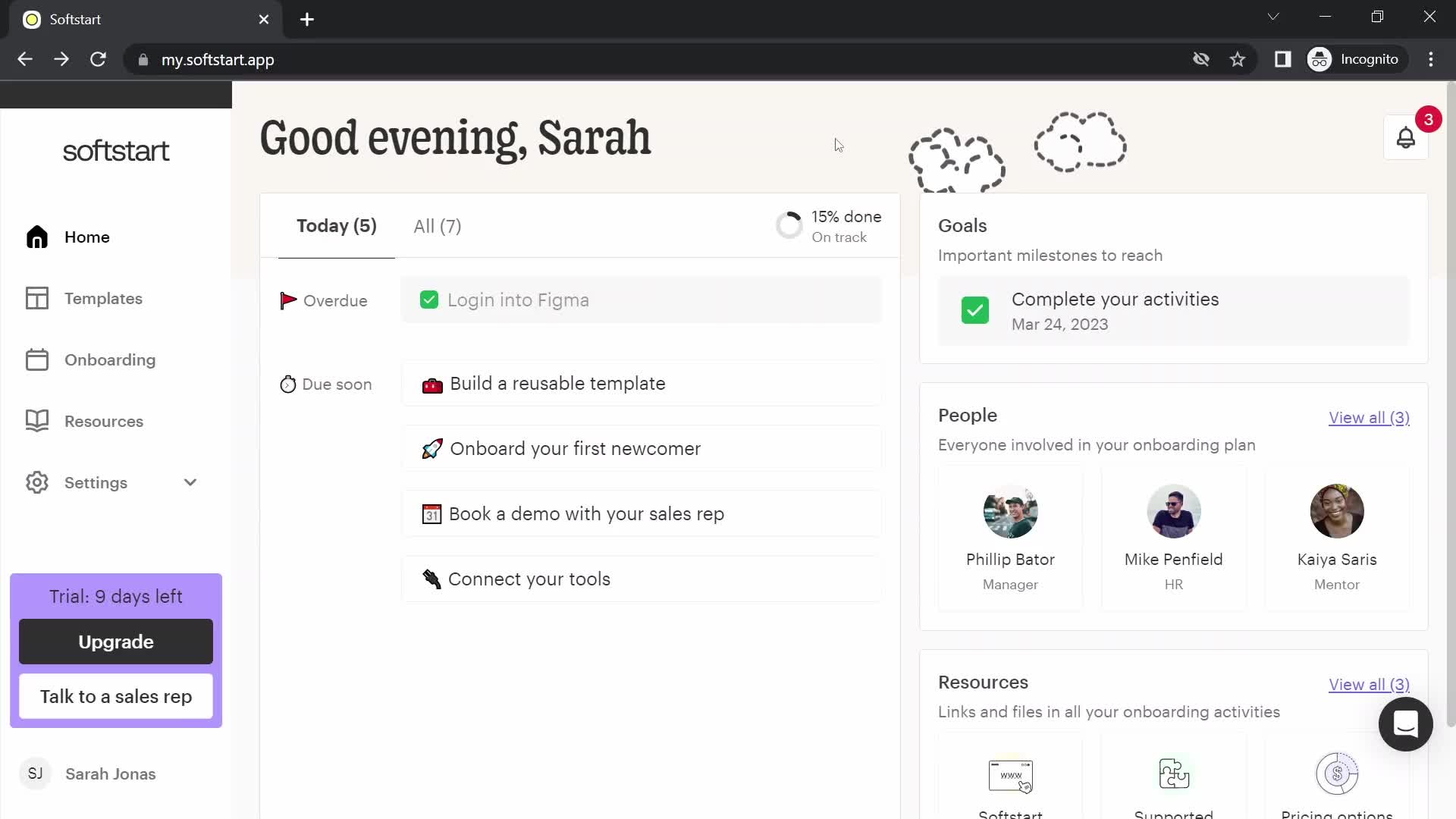 Tasks on Softstart video thumbnail